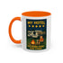 Camping-Themed Accent Coffee Mug | Perfect for RV Lovers, Campers, Travelers, Cozy Nights, Outdoor Adventures, Unique Gift Ideas