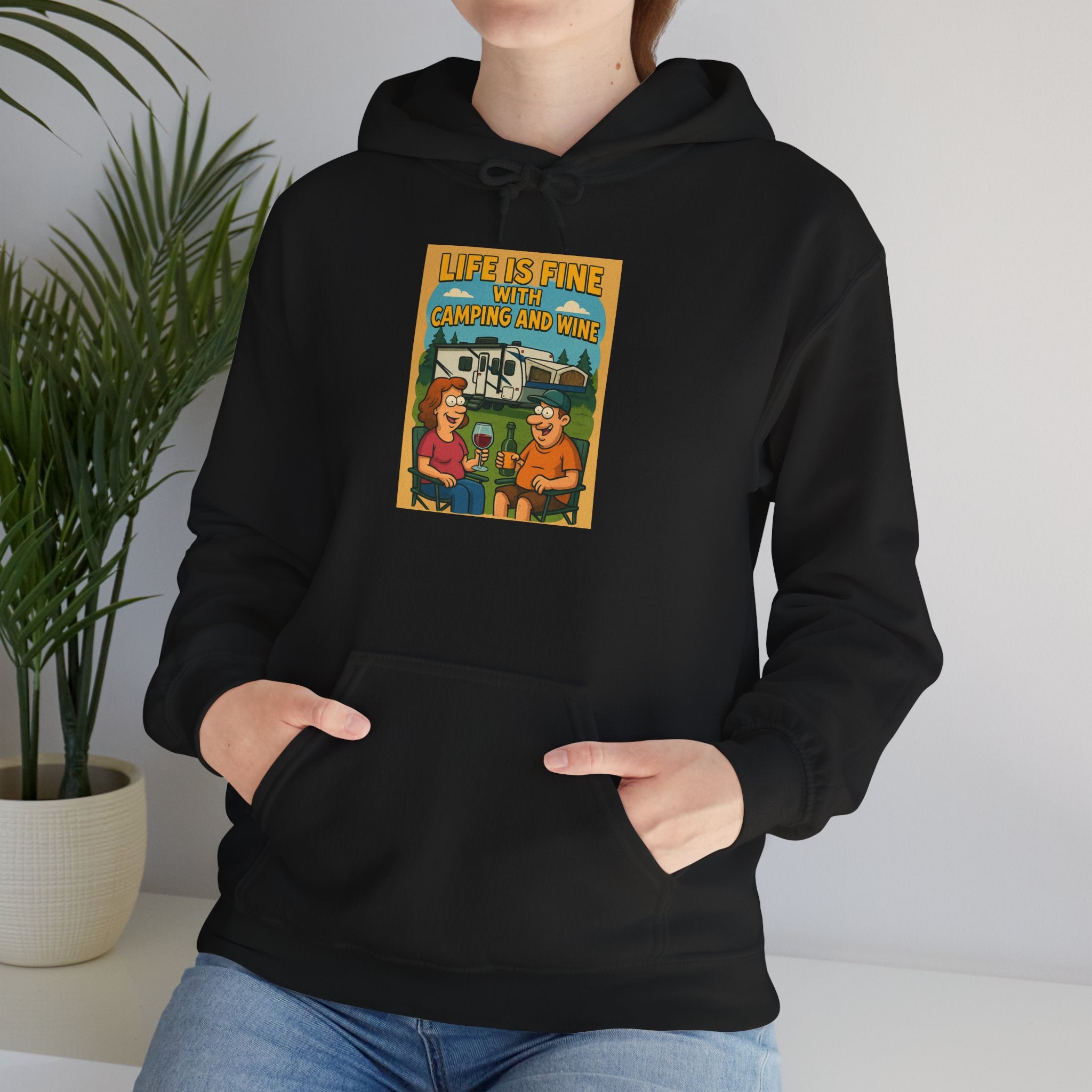 Retro Graphic Hooded Sweatshirt, Cozy Unisex Hoodie for Casual Days, Perfect Gift for Friends, Fall and Winter Fashion