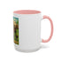 High Class Trailer Trash Coffee Mug - Fun Campfire Ceramic Tea Cup
