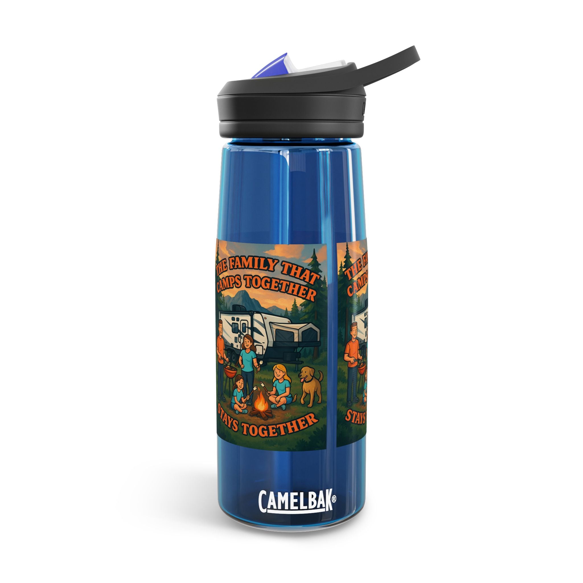 Family Camping Water Bottle, Outdoor Hydration Bottle, Eco-Friendly Gift, Adventure Accessory, Summer Camp Essential, Picnic Gear