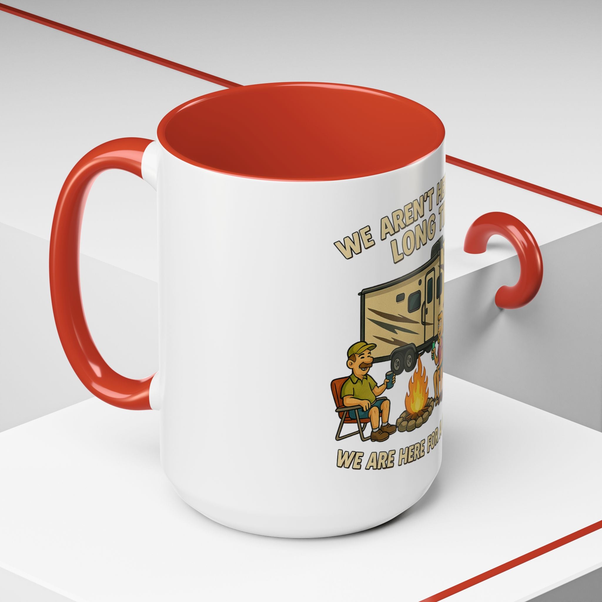 Camping Adventure Coffee Mug - Fun Quote Mug for Outdoor Enthusiasts