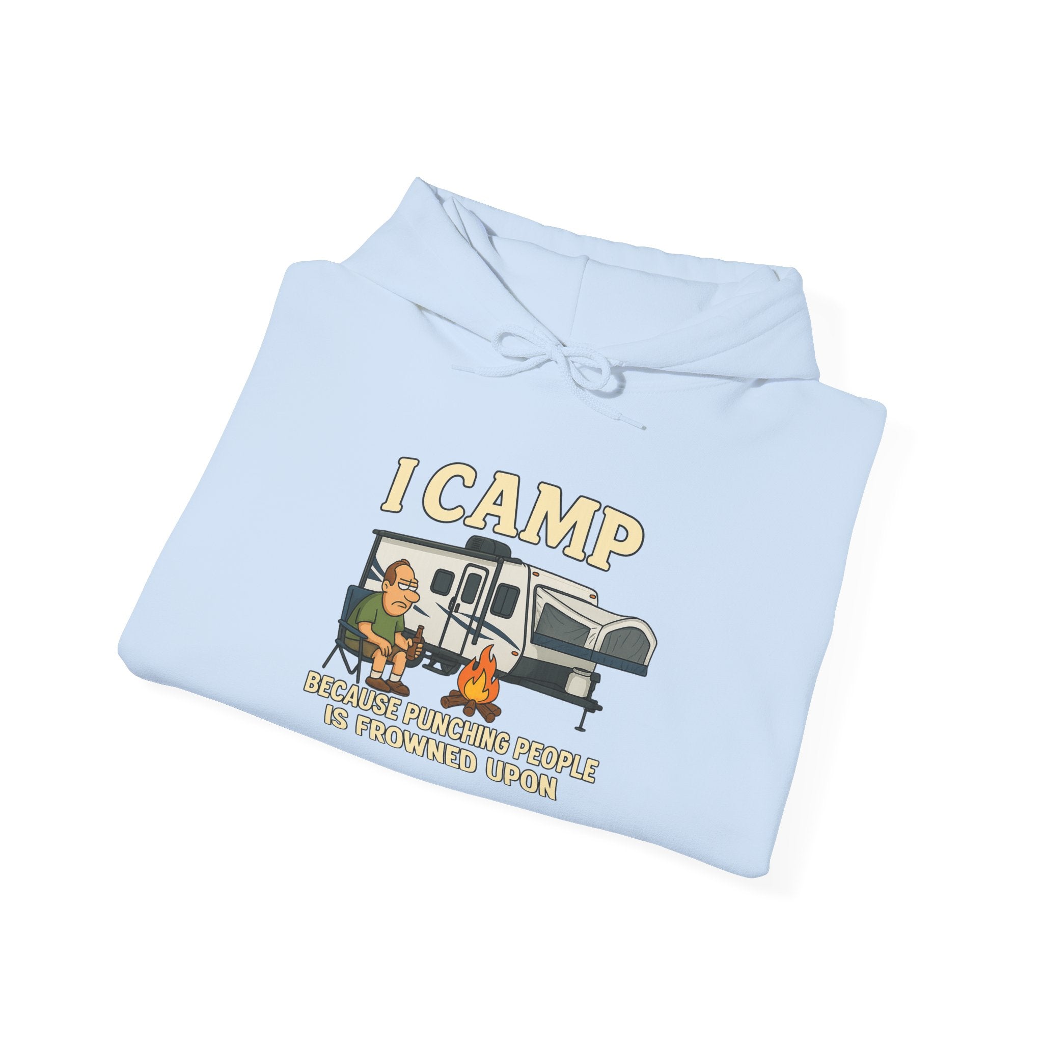 I Camp Unisex Heavy Blend™ Hoodie - Perfect for Outdoor Lovers