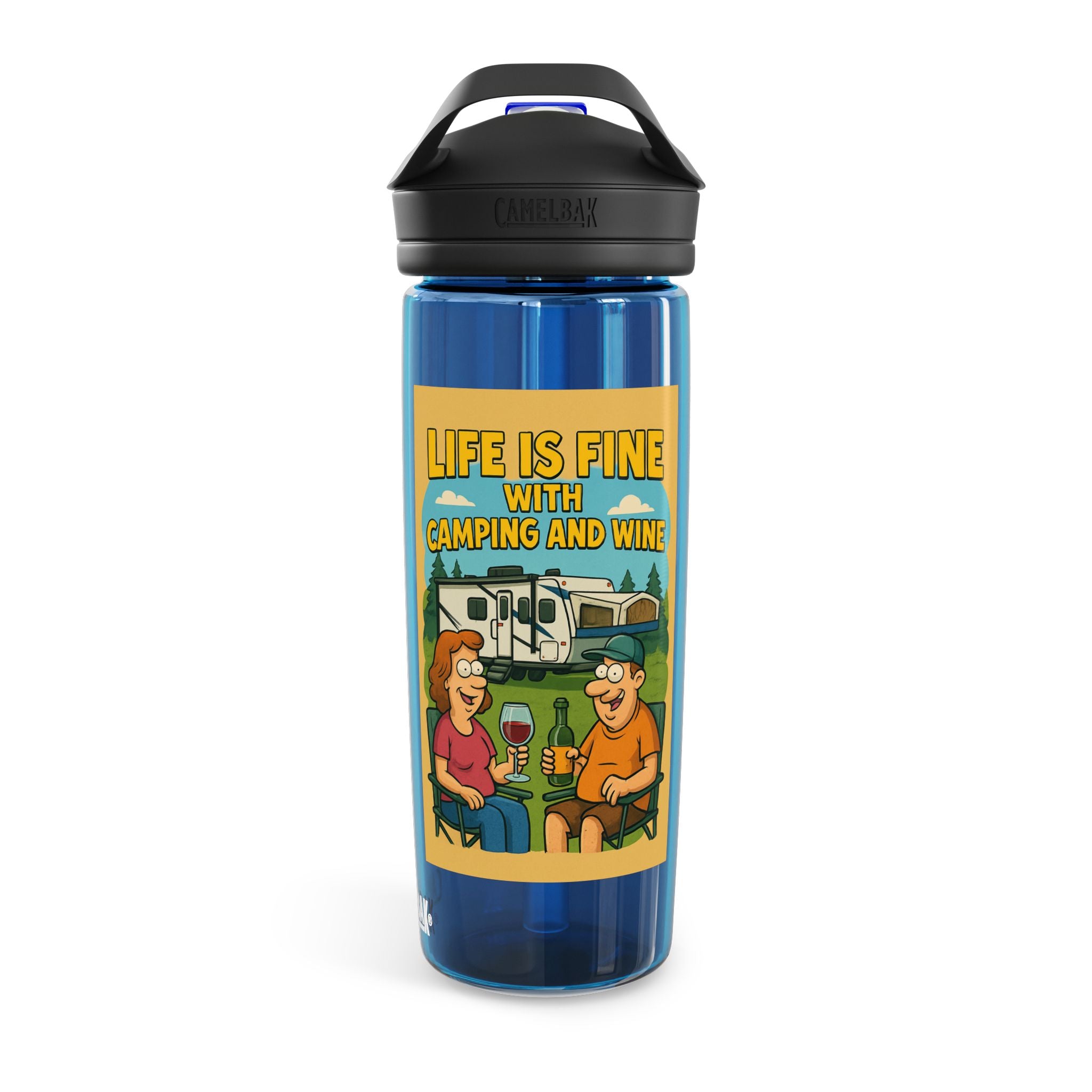 Camping & Wine Water Bottle, Outdoor Hydration, Gifts for Campers, Travel Bottle, Summer Adventures, Eco-Friendly Hydration