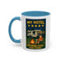 Camping-Themed Accent Coffee Mug | Perfect for RV Lovers, Campers, Travelers, Cozy Nights, Outdoor Adventures, Unique Gift Ideas