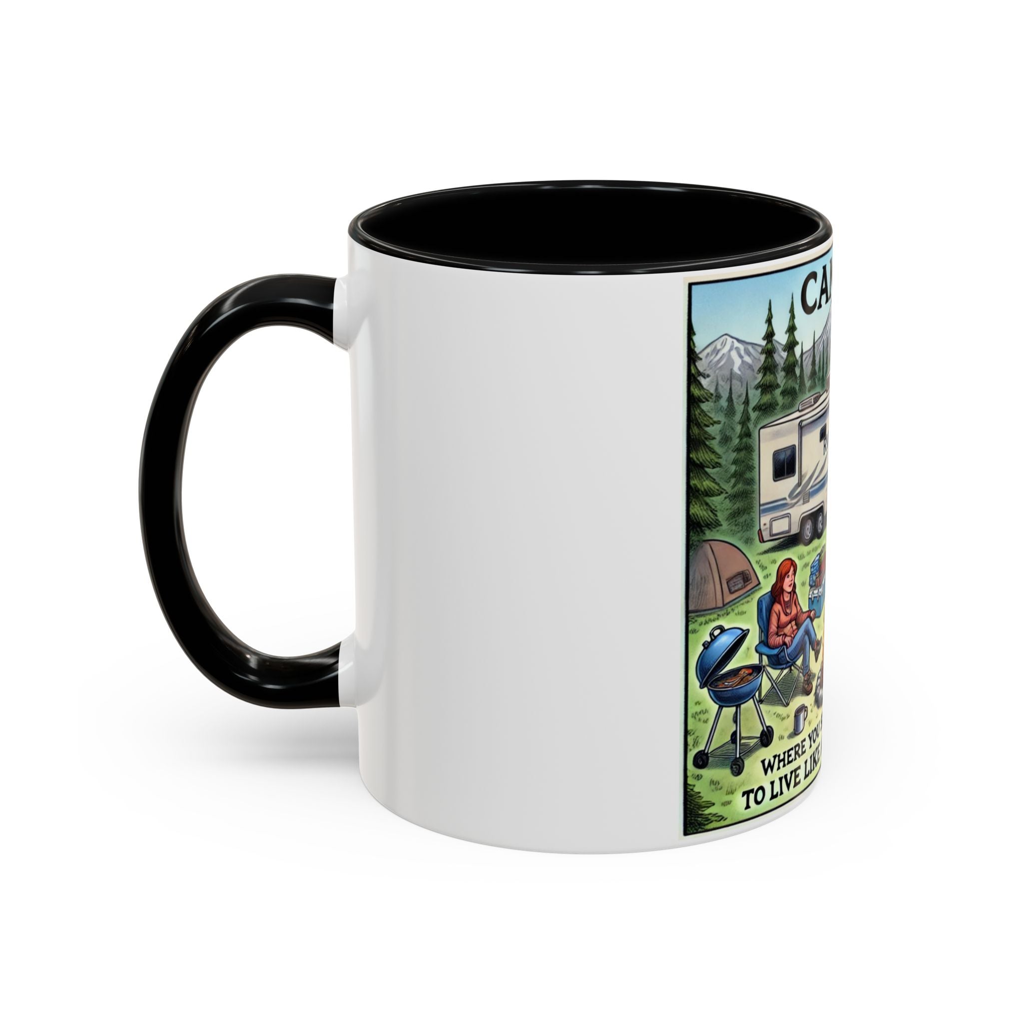 Mug - Camping Where You Spend a Small Fortune Coffee Mug (11, 15oz)