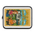 Camping-Themed Laptop Sleeve, Life is Fine with Camping and Wine, Travel Accessory, Gift for Campers, Eco-Friendly Tech Case