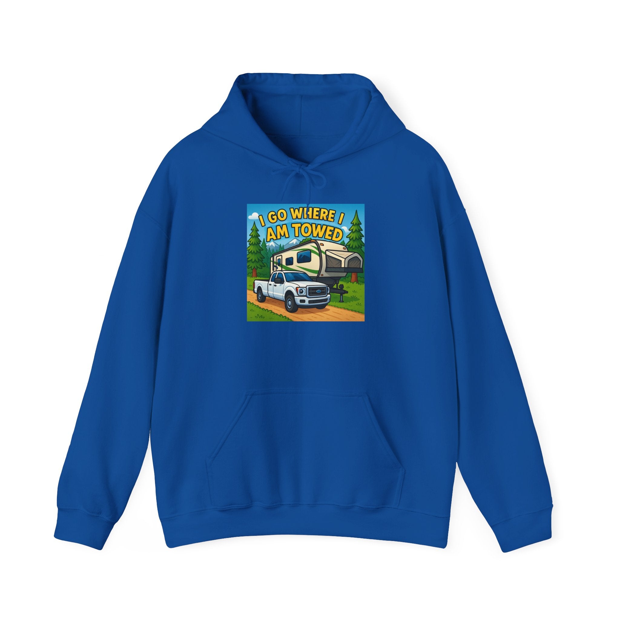 Adventure-Themed Hooded Sweatshirt - Perfect for Travel Enthusiasts, Camper Gifts, Cozy Outings, Outdoor Activities, Road Trip Essentials