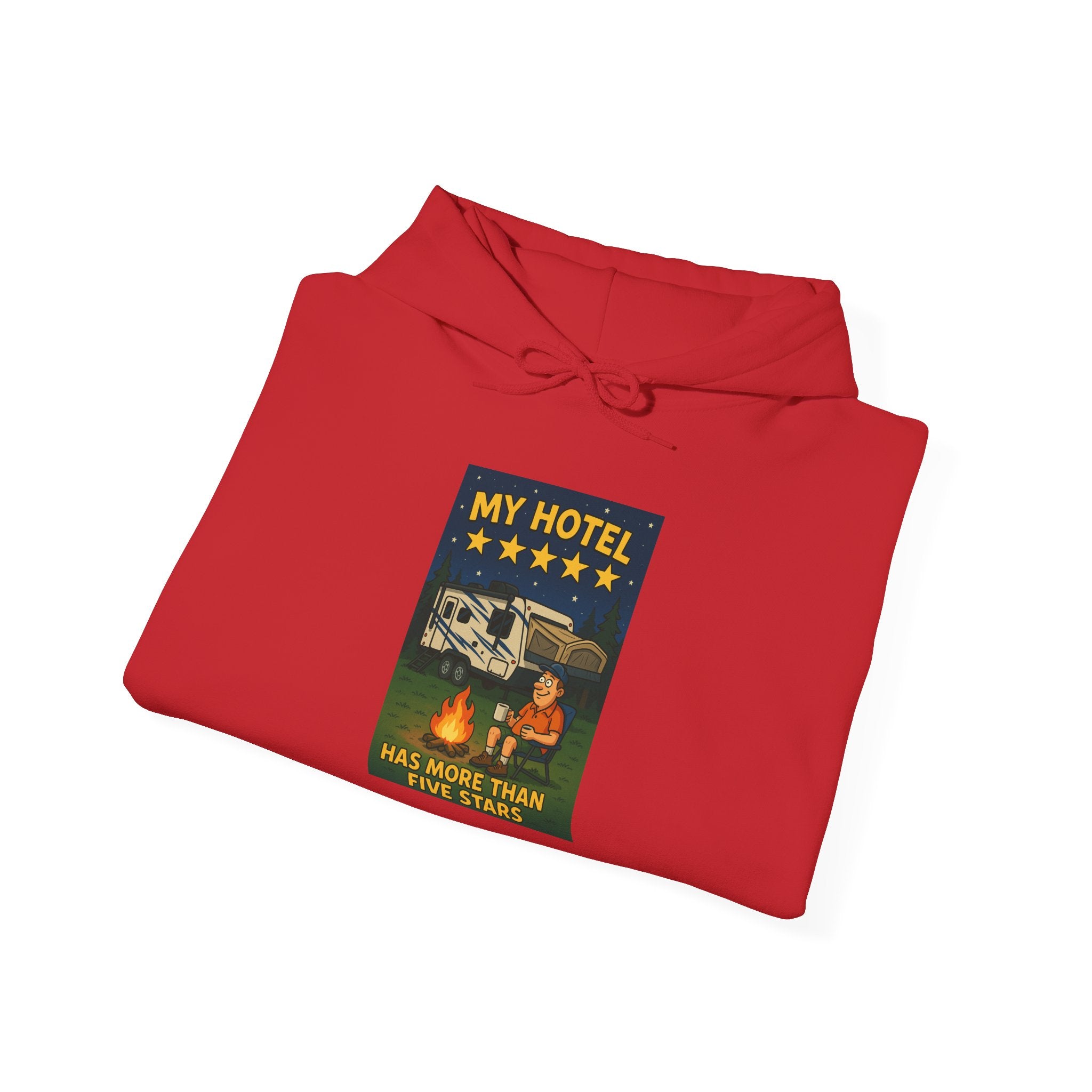 Cozy Camping Hoodie - My Hotel, Outdoor Adventure Apparel, Travel Gift, Nature Lovers Sweatshirt, Camping Gear