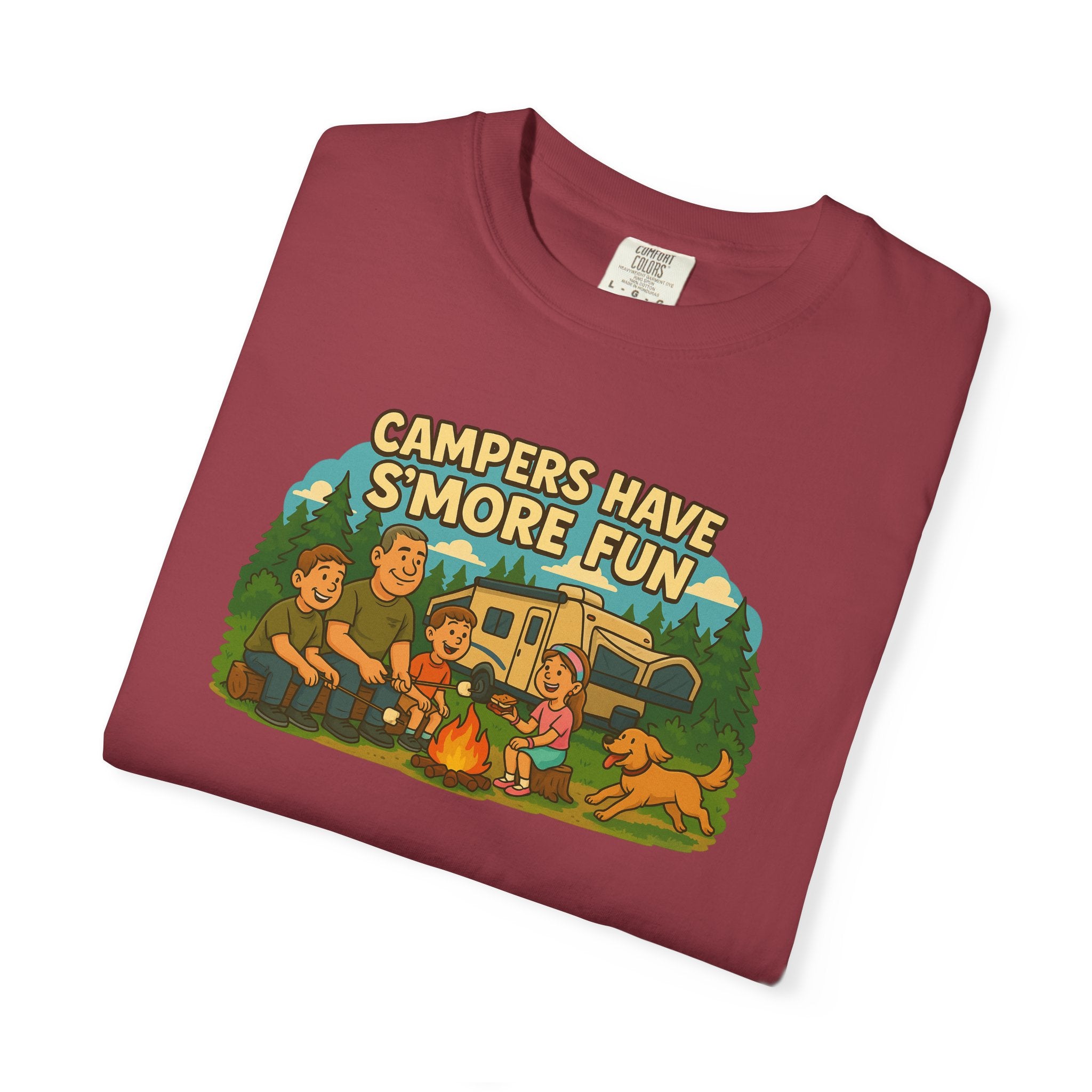 Camping T-Shirt for Outdoor Lovers, Perfect Gift for Campers, Adventure Tee, Vacation Shirt, Summer Fun Merchandise