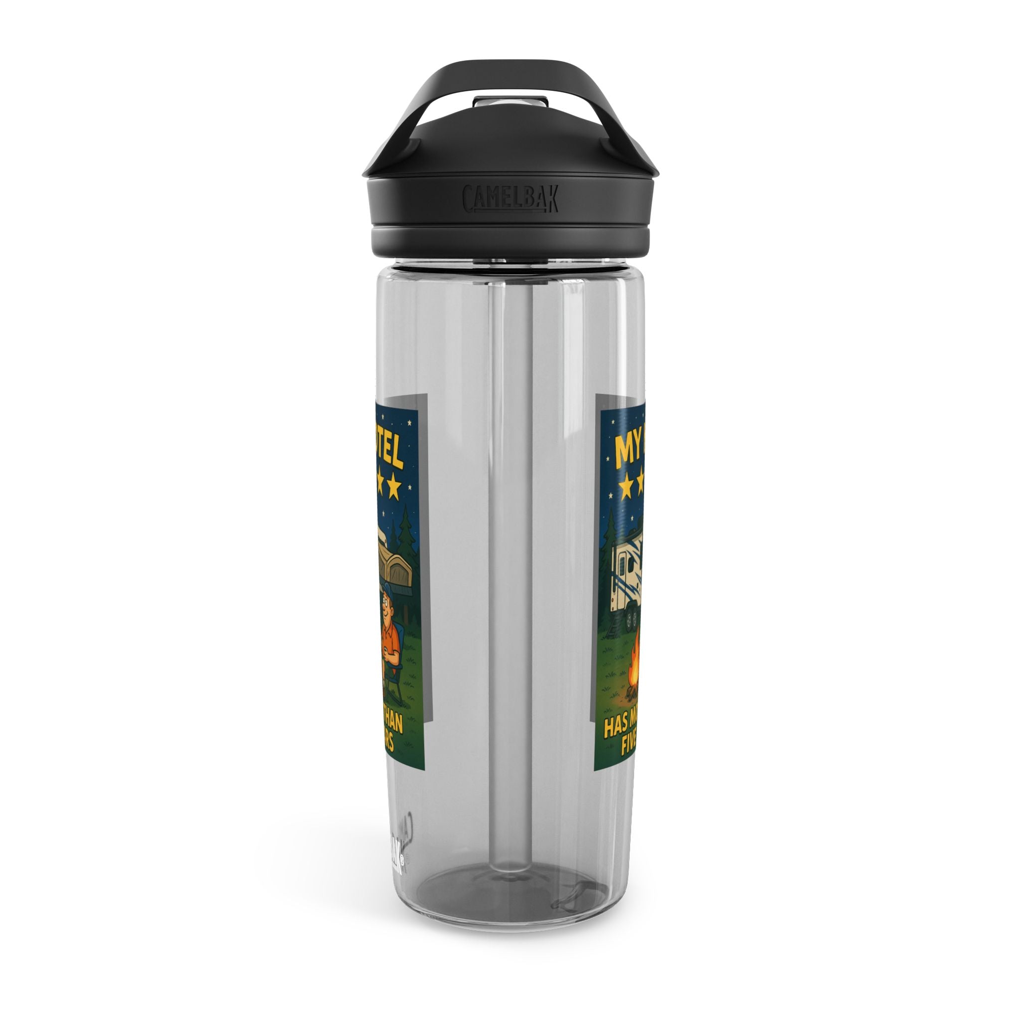 Camping Water Bottle with Inspirational Camping Quote, 20oz|25oz Camp Flask, Outdoor Gear, Travel Mug, Hiking Bottle, Adventure Gift
