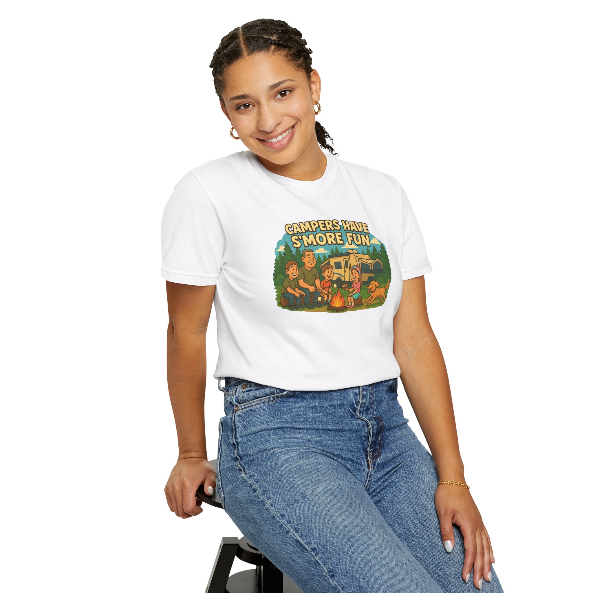 Camping T-Shirt for Outdoor Lovers, Perfect Gift for Campers, Adventure Tee, Vacation Shirt, Summer Fun Merchandise