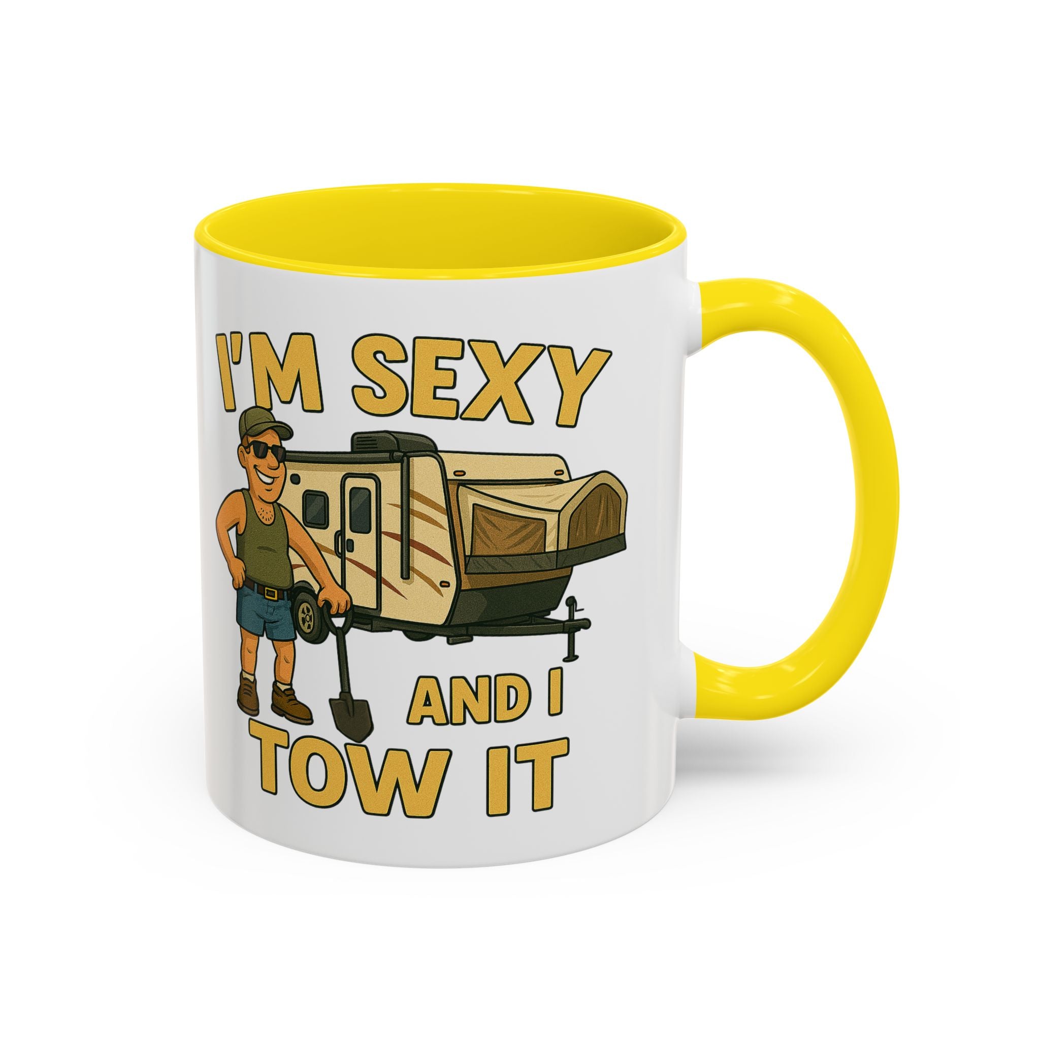 Playful Camping Mug, Funny Coffee Cup, Camper Gift, RV Lover's Accessory, Outdoor Adventure Mug