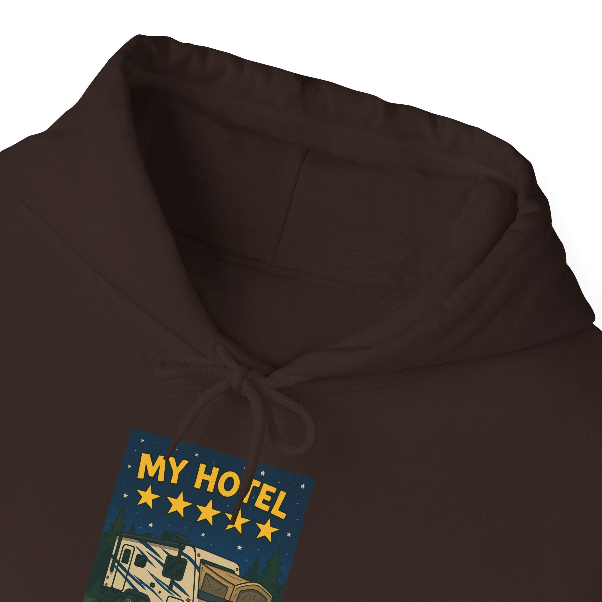 Cozy Camping Hoodie - My Hotel, Outdoor Adventure Apparel, Travel Gift, Nature Lovers Sweatshirt, Camping Gear