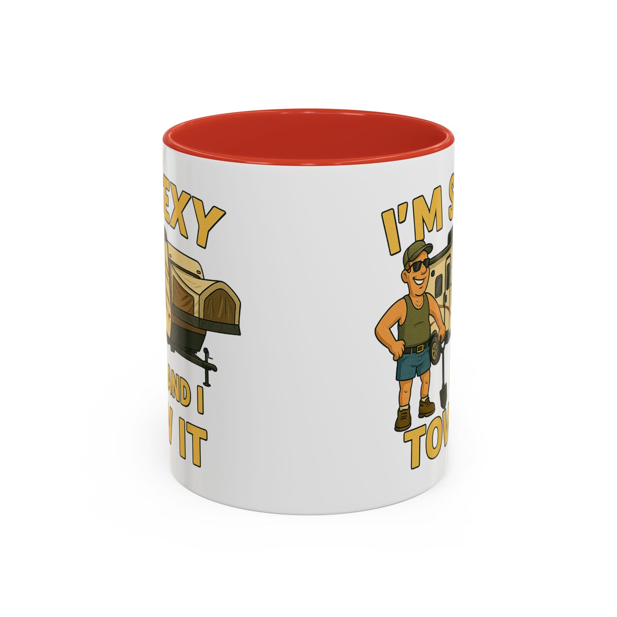 Playful Camping Mug, Funny Coffee Cup, Camper Gift, RV Lover's Accessory, Outdoor Adventure Mug