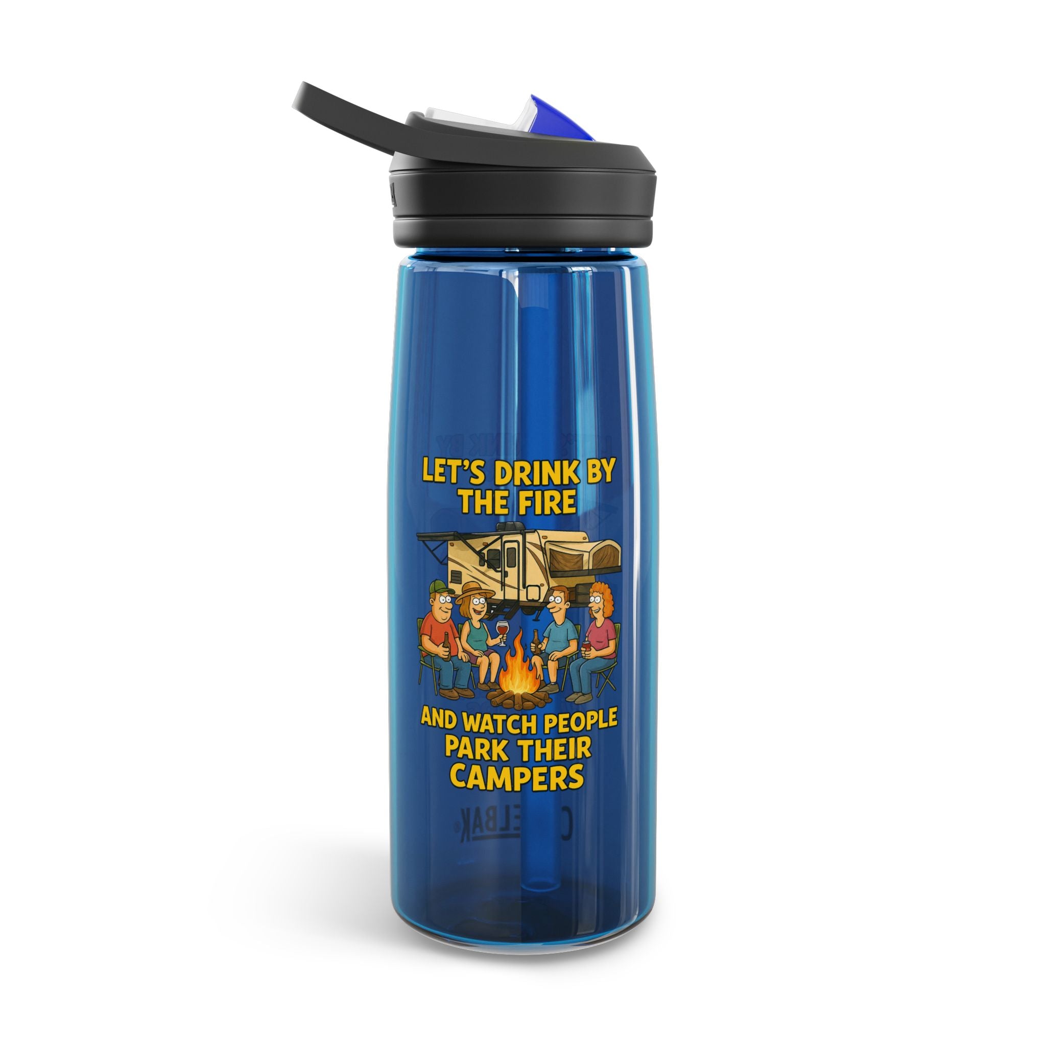 Camping Water Bottle with Funny Quote - Hydration Gift for Hikers, Outdoor Enthusiasts, Camping Trip Essential, Campfire Decor, Summer [...]
