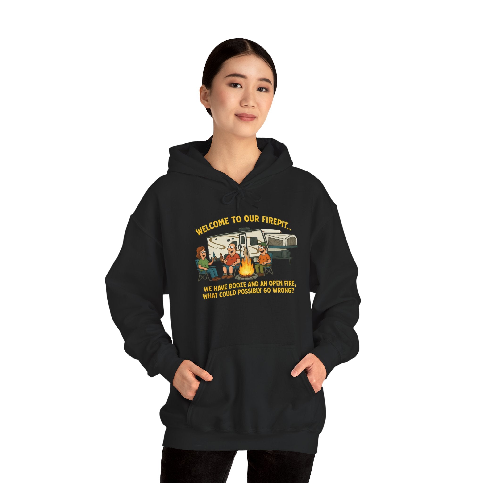 Cozy Campfire Sweatshirt | Unisex Hoodie for Outdoor Lovers, Camping Gear, Warmth for Fall, Great Gift for Nature Enthusiasts