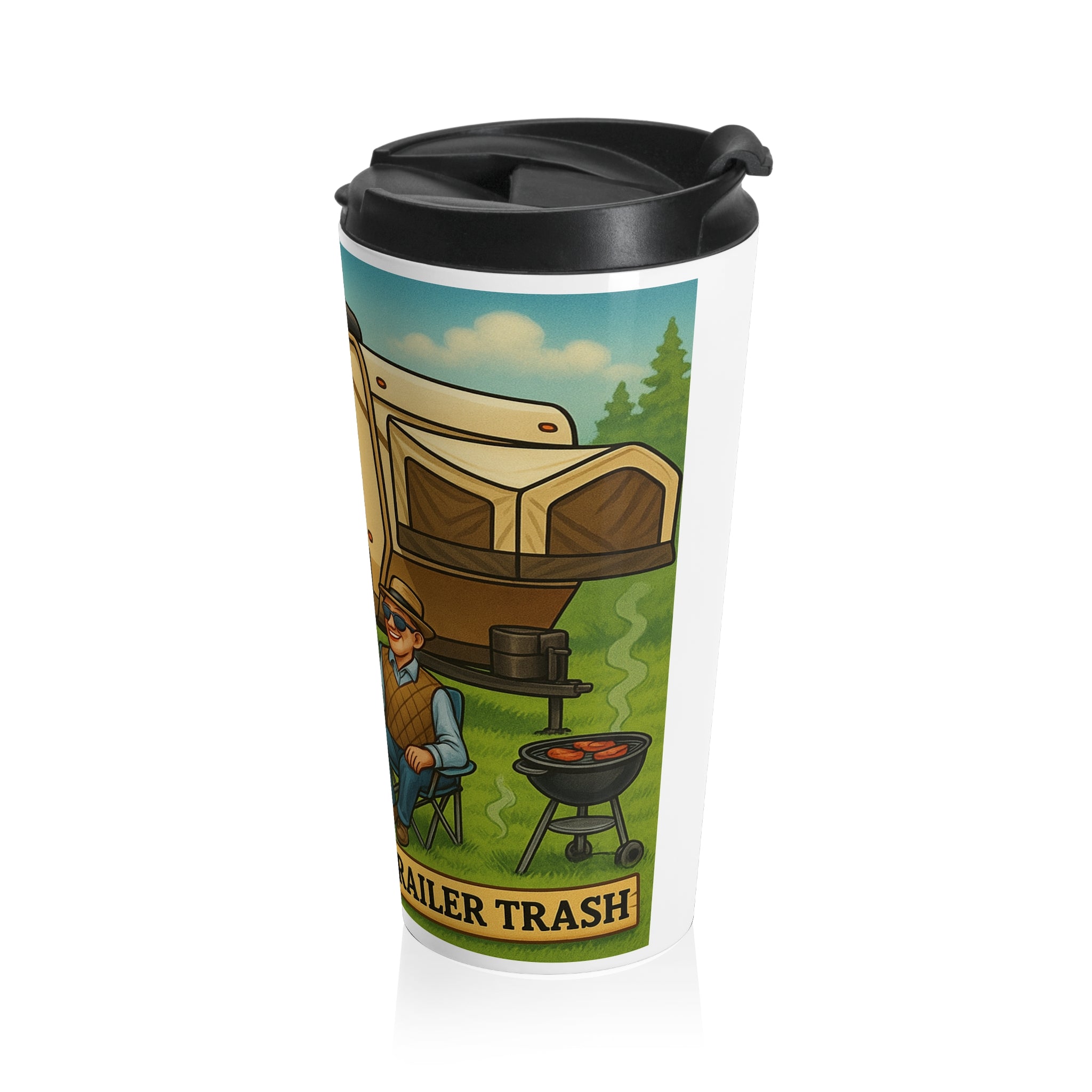 Camping Adventure Stainless Steel Travel Mug