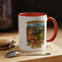 Donating Blood Coffee Mug with Fun Cartoon Design, Unique Gift for Nurses, Healthcare Workers, Humorous Office Mug, Blood Donation Awareness