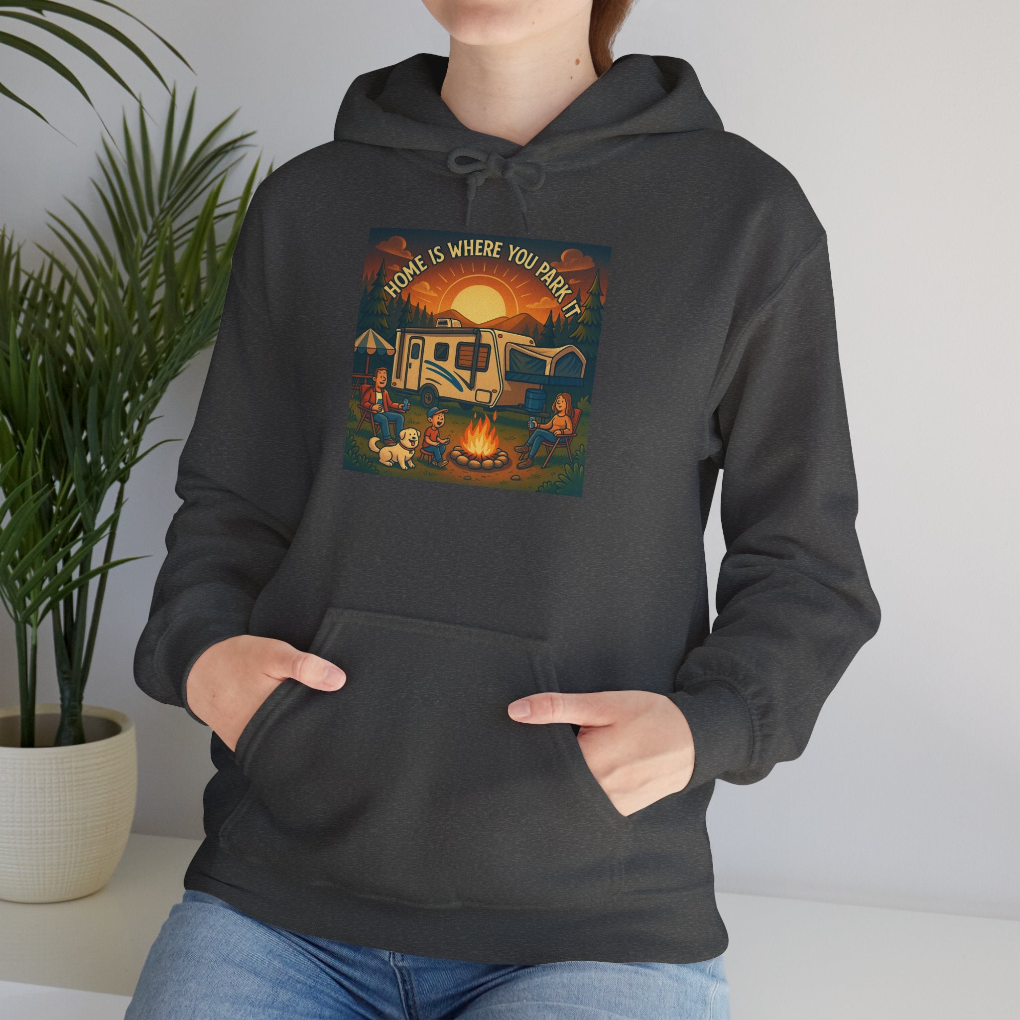 Cozy Campfire Vibes Hoodie, Unisex Sweatshirt for Camp Lovers, Autumn Apparel, Outdoor Adventure Gift, Family Get-Together
