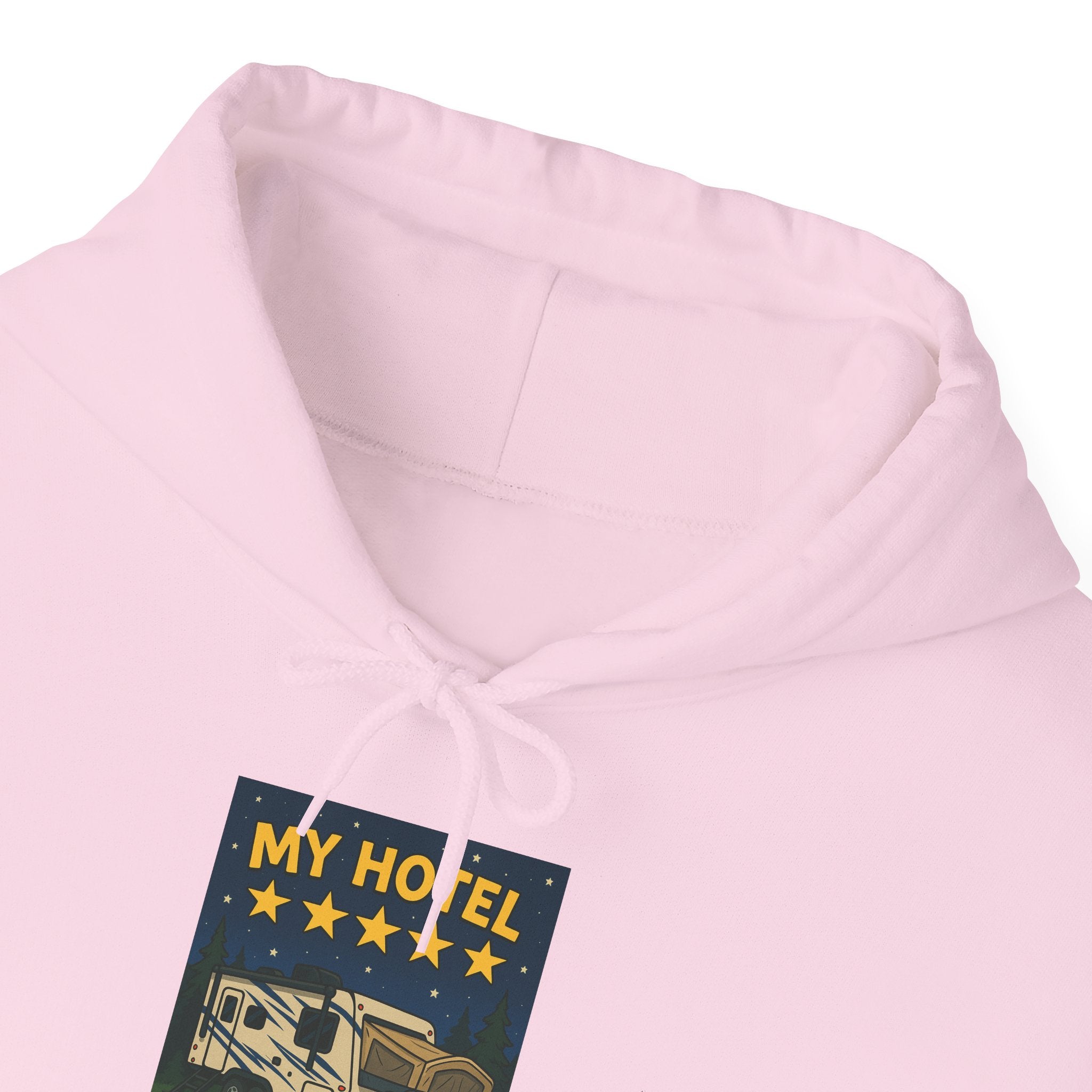 Cozy Camping Hoodie - My Hotel, Outdoor Adventure Apparel, Travel Gift, Nature Lovers Sweatshirt, Camping Gear