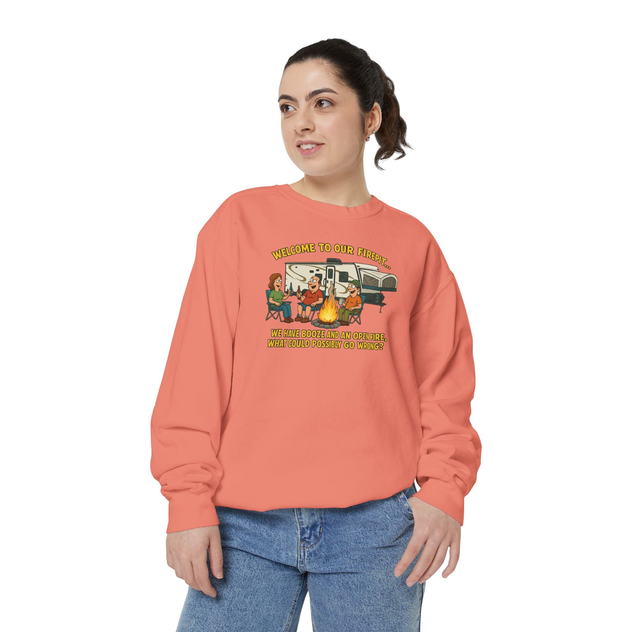 Welcome to Our Family Sweatshirt, Cozy Unisex Top, Family Gathering Apparel, Fun Gift for Friends, Casual Wear for All Occasions