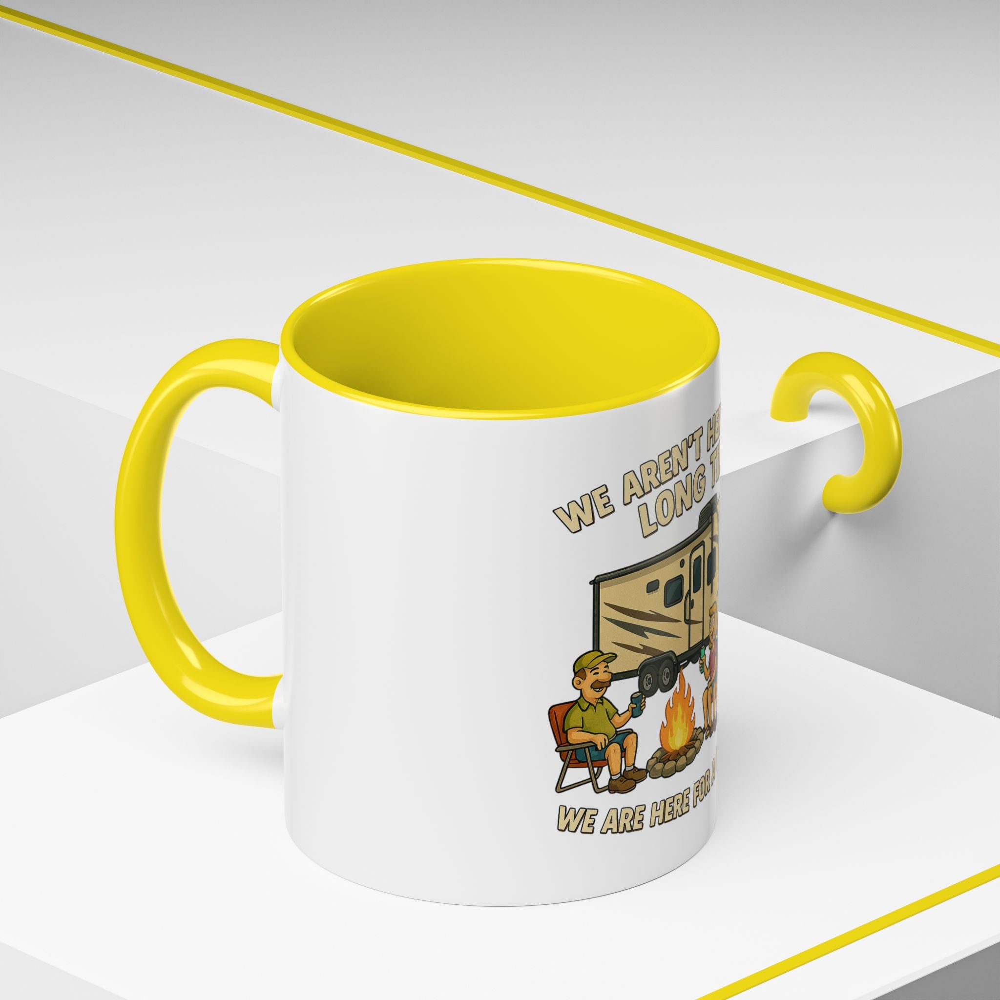 Camping Adventure Coffee Mug - Fun Quote Mug for Outdoor Enthusiasts