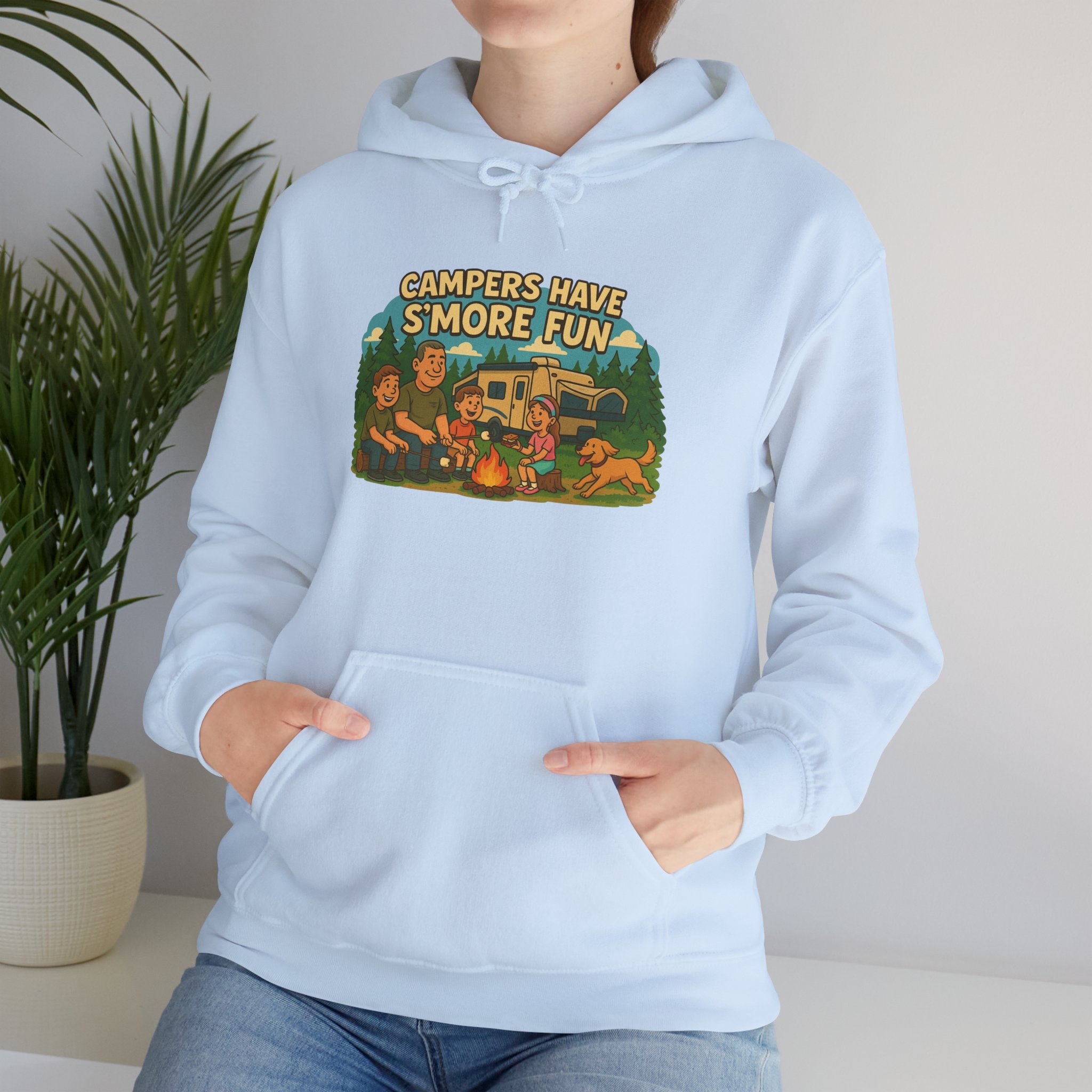 Campfire Vibes Hoodie - Perfect for Outdoor Lovers, Camping Trips, Nature Adventures, Gift for Campers, Cozy Hooded Sweatshirt