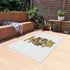Outdoor Campfire Rug - Fun Camping Decor, RV Accessories, Family Gatherings, Outdoor Entertaining, Patio Mat