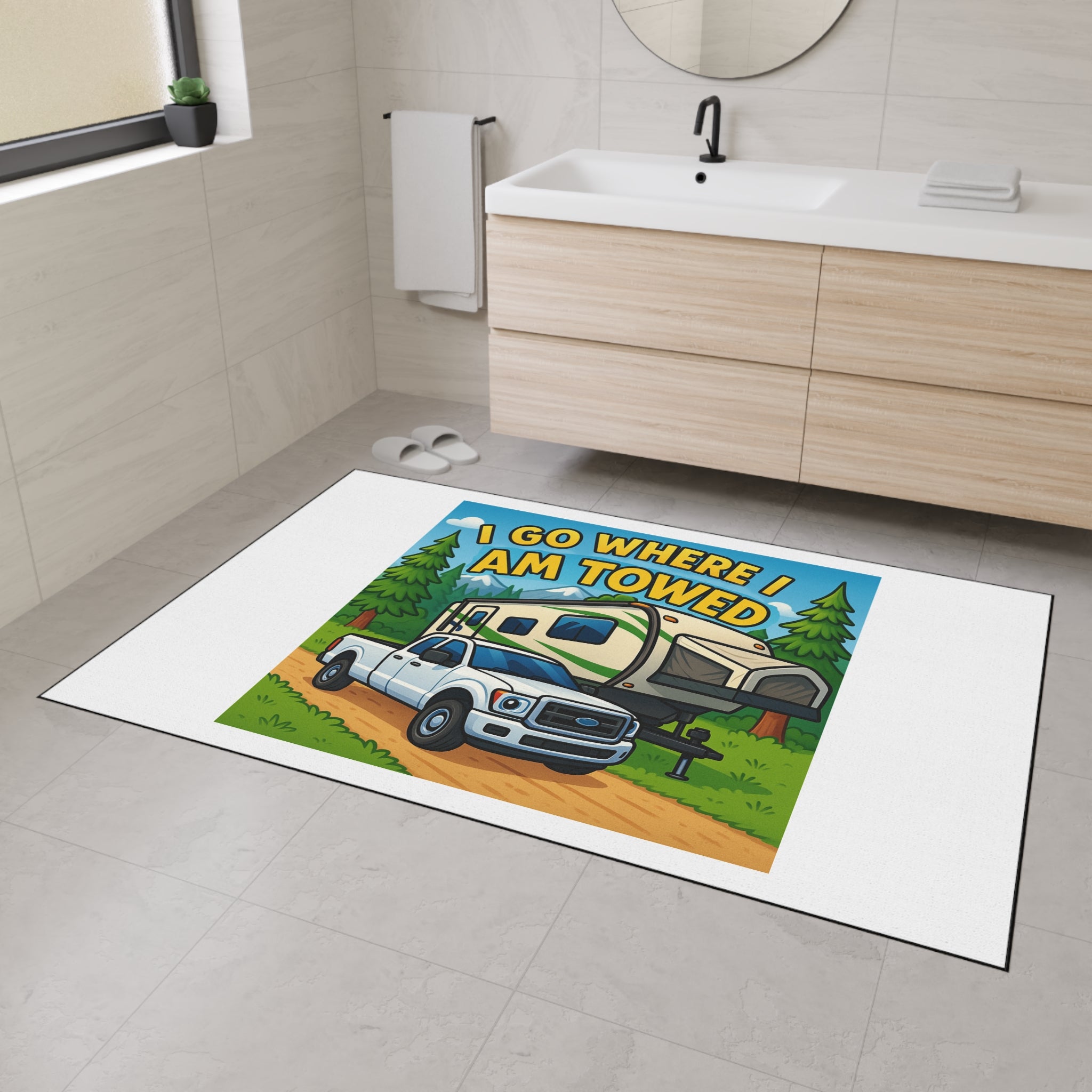 RV Adventures Heavy Duty Floor Mat - Durable Outdoor Rug for Campers and Travelers, Outdoor Welcome Mat, Camping Gifts, Travel Decor, [...]