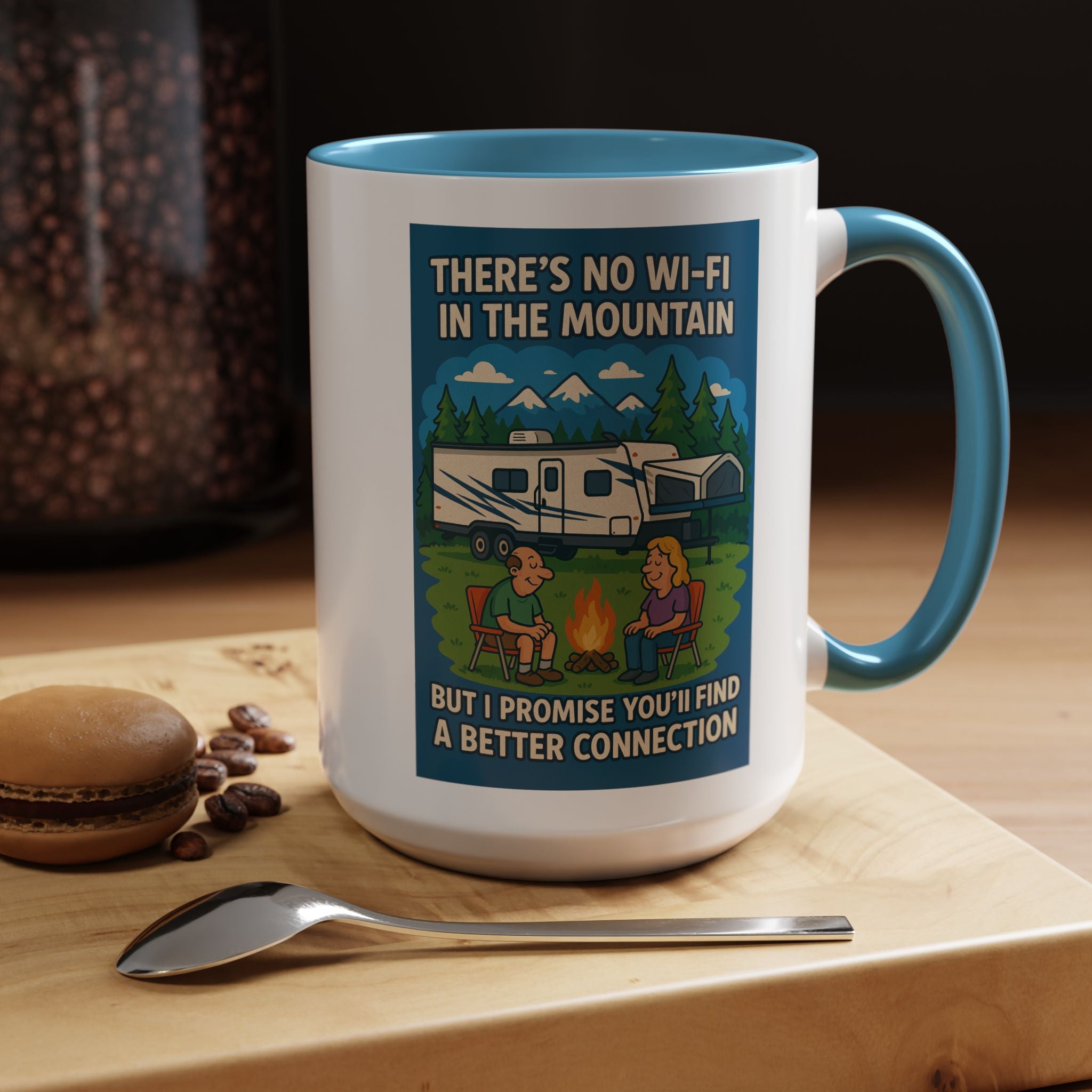 Nature Connection Coffee Mug - Adventure, Camping, Outdoor Gift, Travel Mug, Hiking Coffee Cup