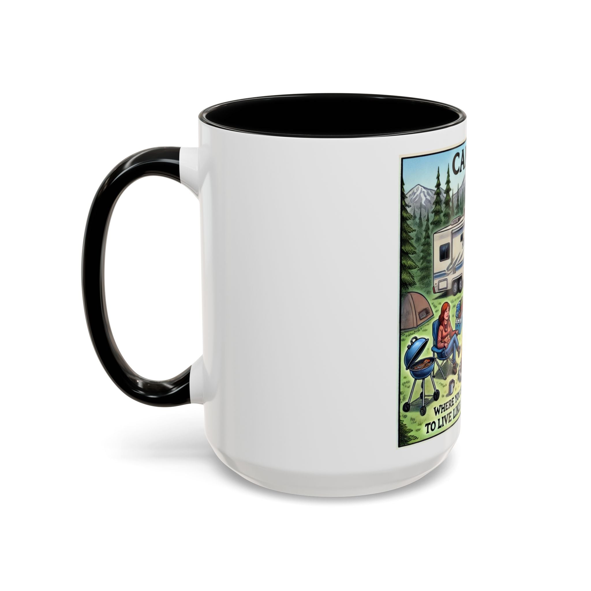 Mug - Camping Where You Spend a Small Fortune Coffee Mug (11, 15oz)