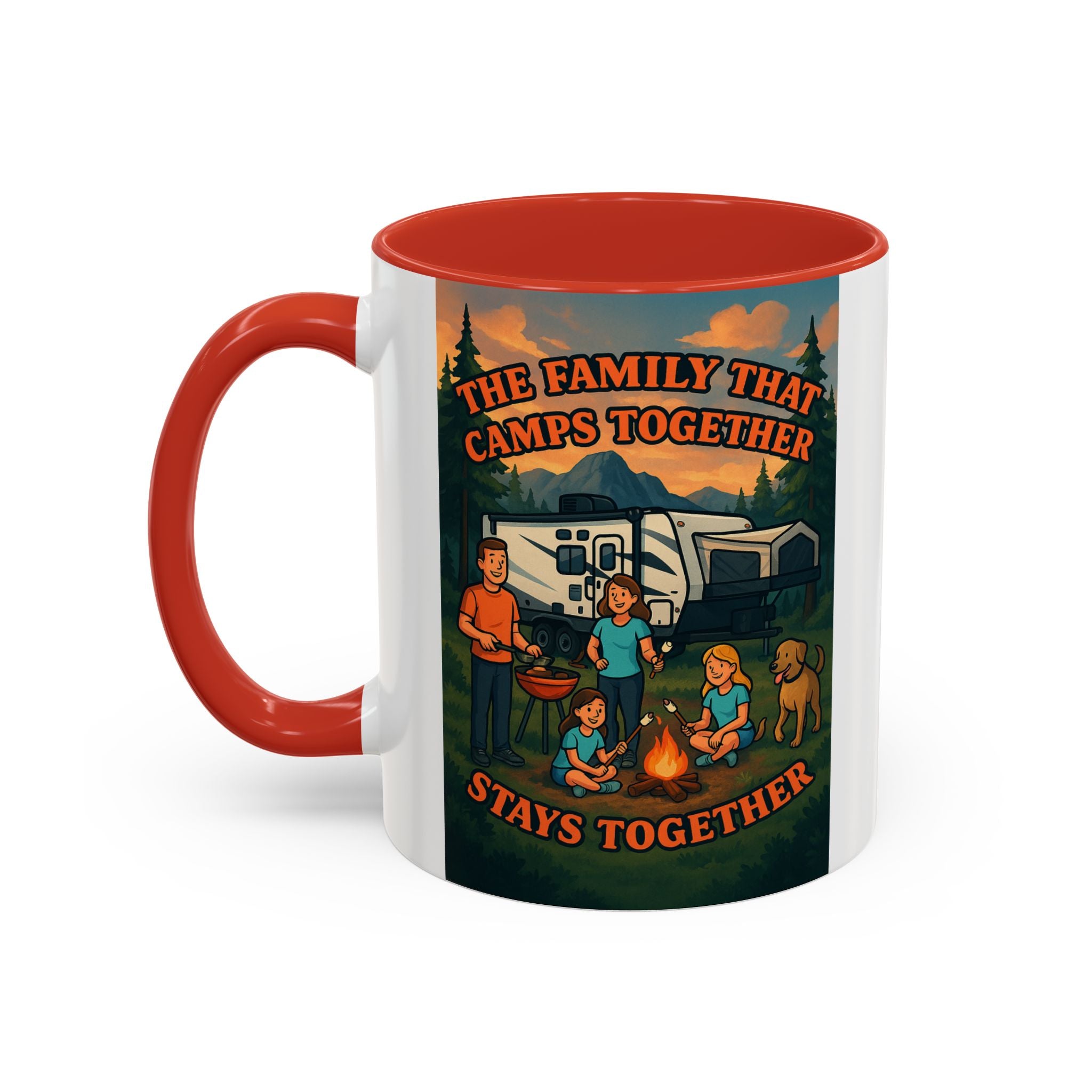 Camping Family Coffee Mug - Adventure, Nature, Family Time, Outdoor Enthusiasts, Gift for Campers