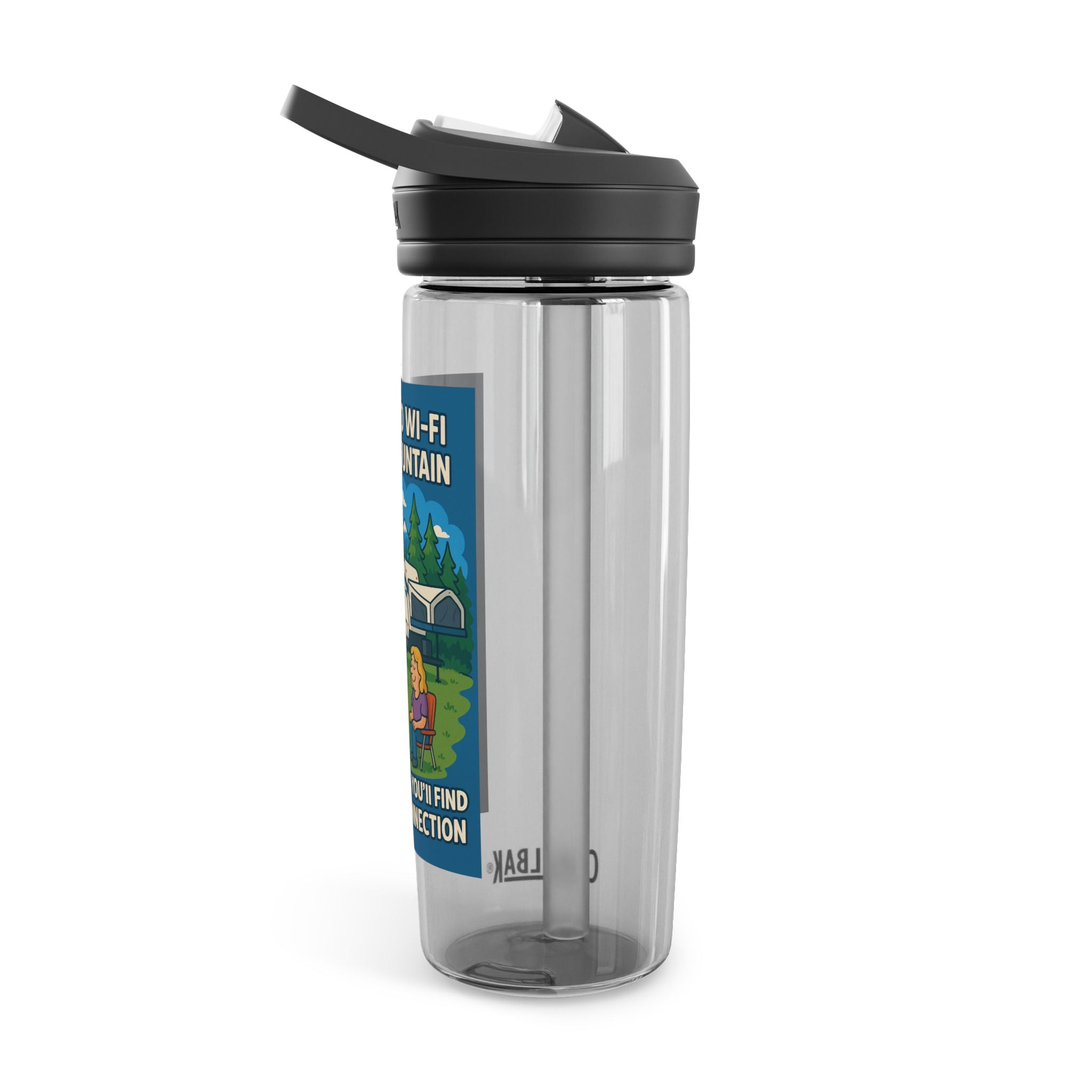 Adventure Water Bottle, Hiking Hydration, Camping Gear, Outdoors Travel, Nature Lover Gift, Unique Camp Mug