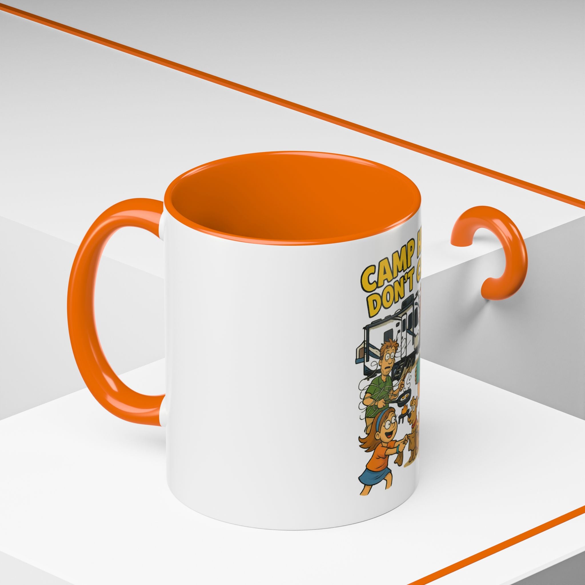 Camp Hair Coffee Mug, Funny Mug for Campers, Outdoor Lover Gift, Family Camping Mug, Humorous Coffee Cup