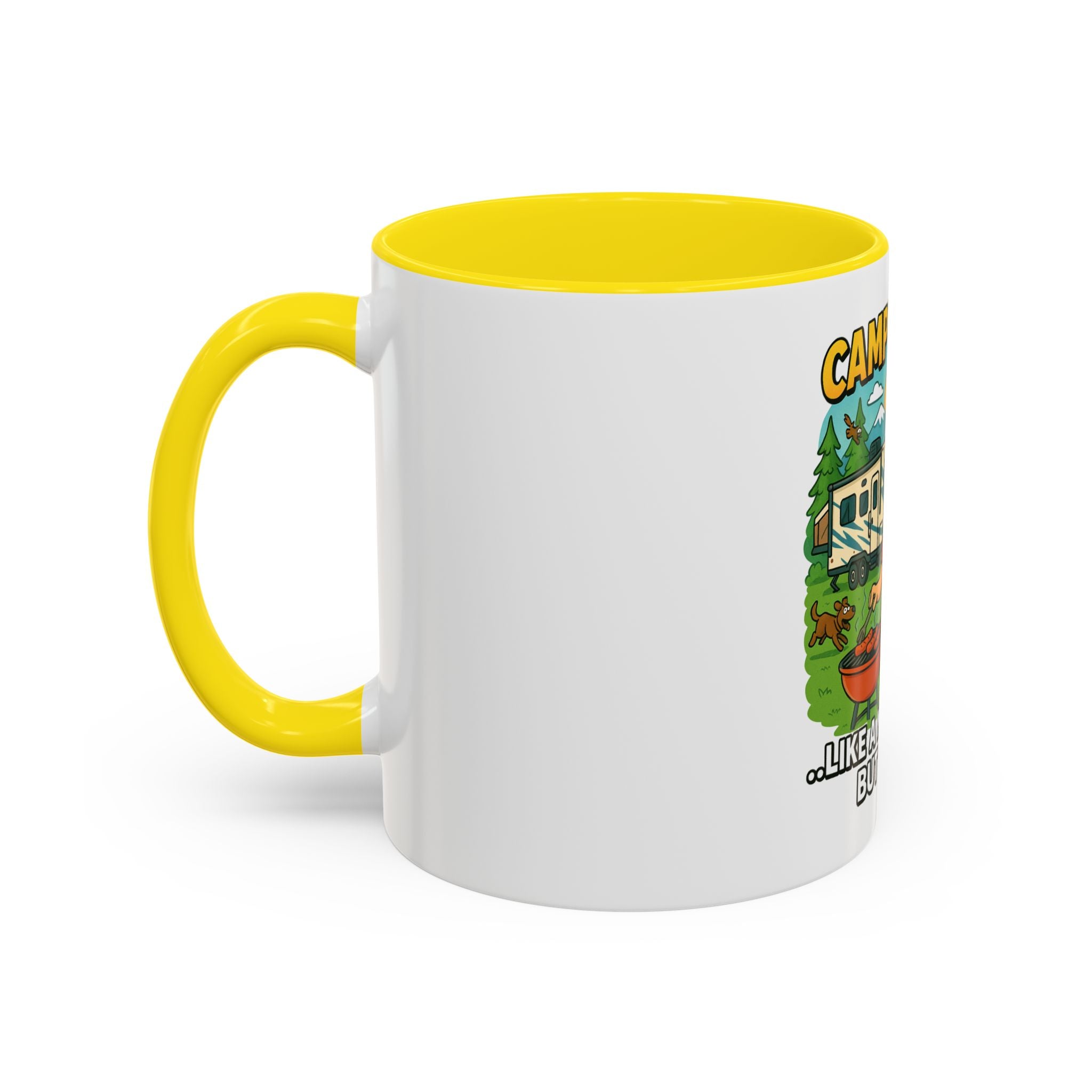 Cool Camping Dad Coffee Mug - Fun Outdoor Adventure Gift