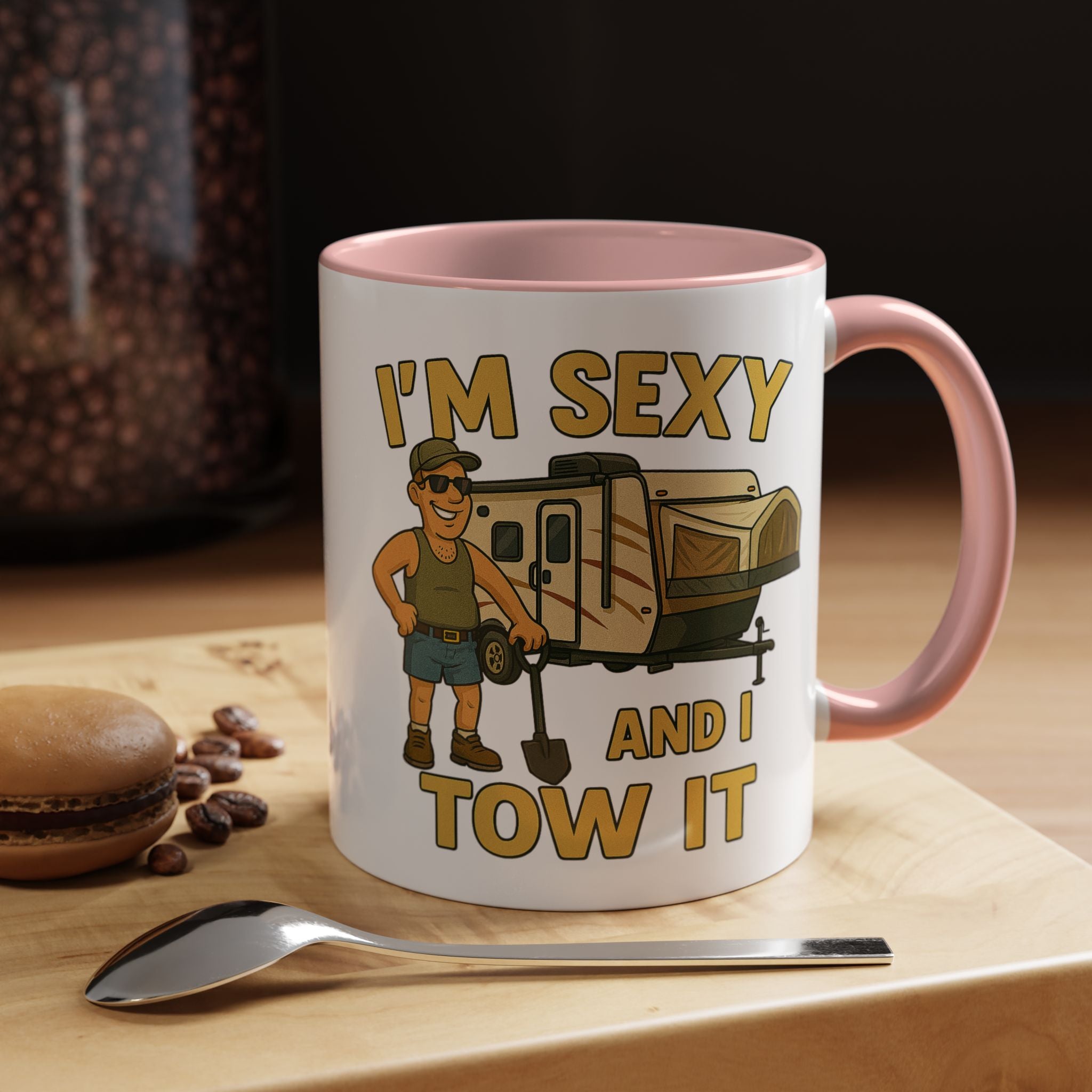 Playful Camping Mug, Funny Coffee Cup, Camper Gift, RV Lover's Accessory, Outdoor Adventure Mug