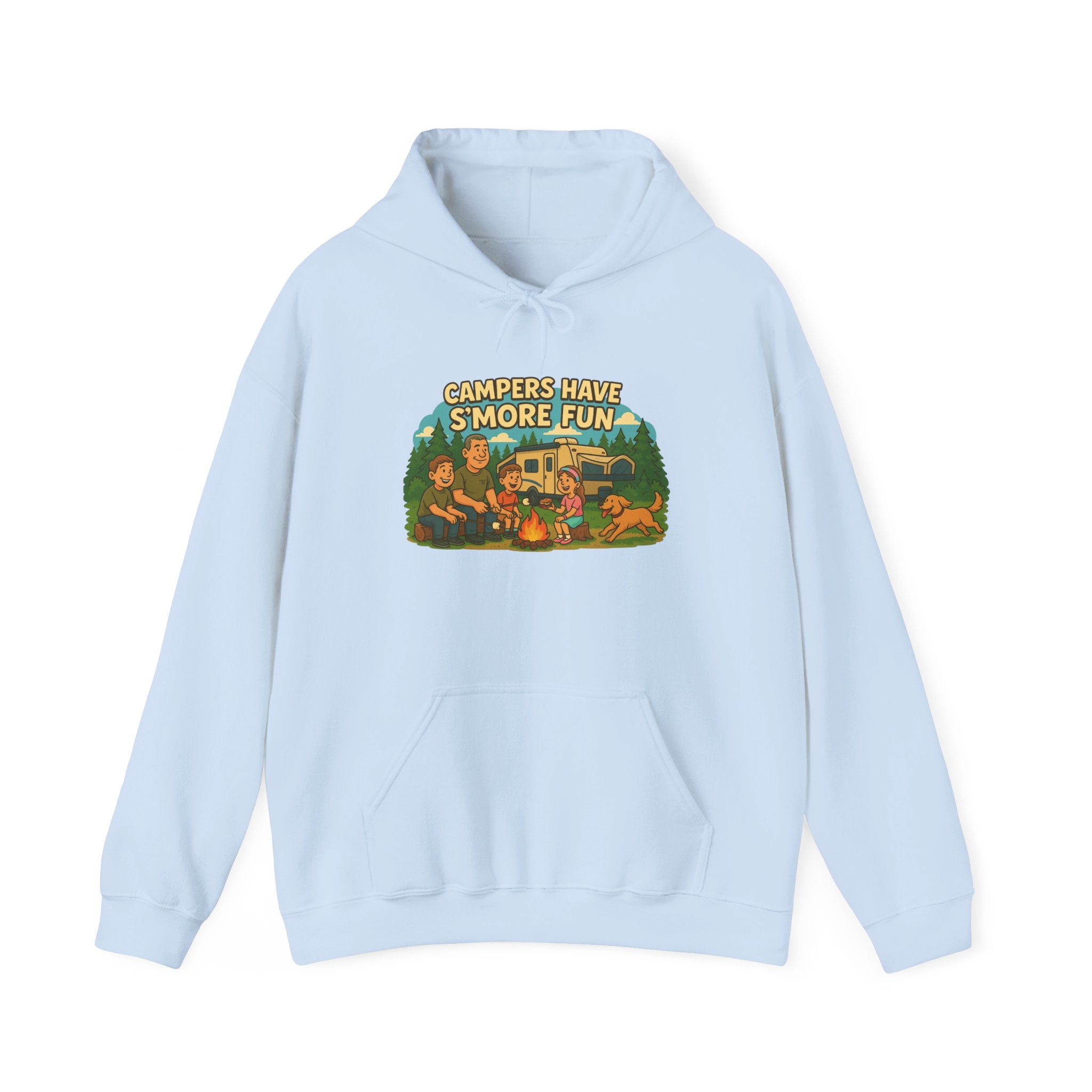Campfire Vibes Hoodie - Perfect for Outdoor Lovers, Camping Trips, Nature Adventures, Gift for Campers, Cozy Hooded Sweatshirt