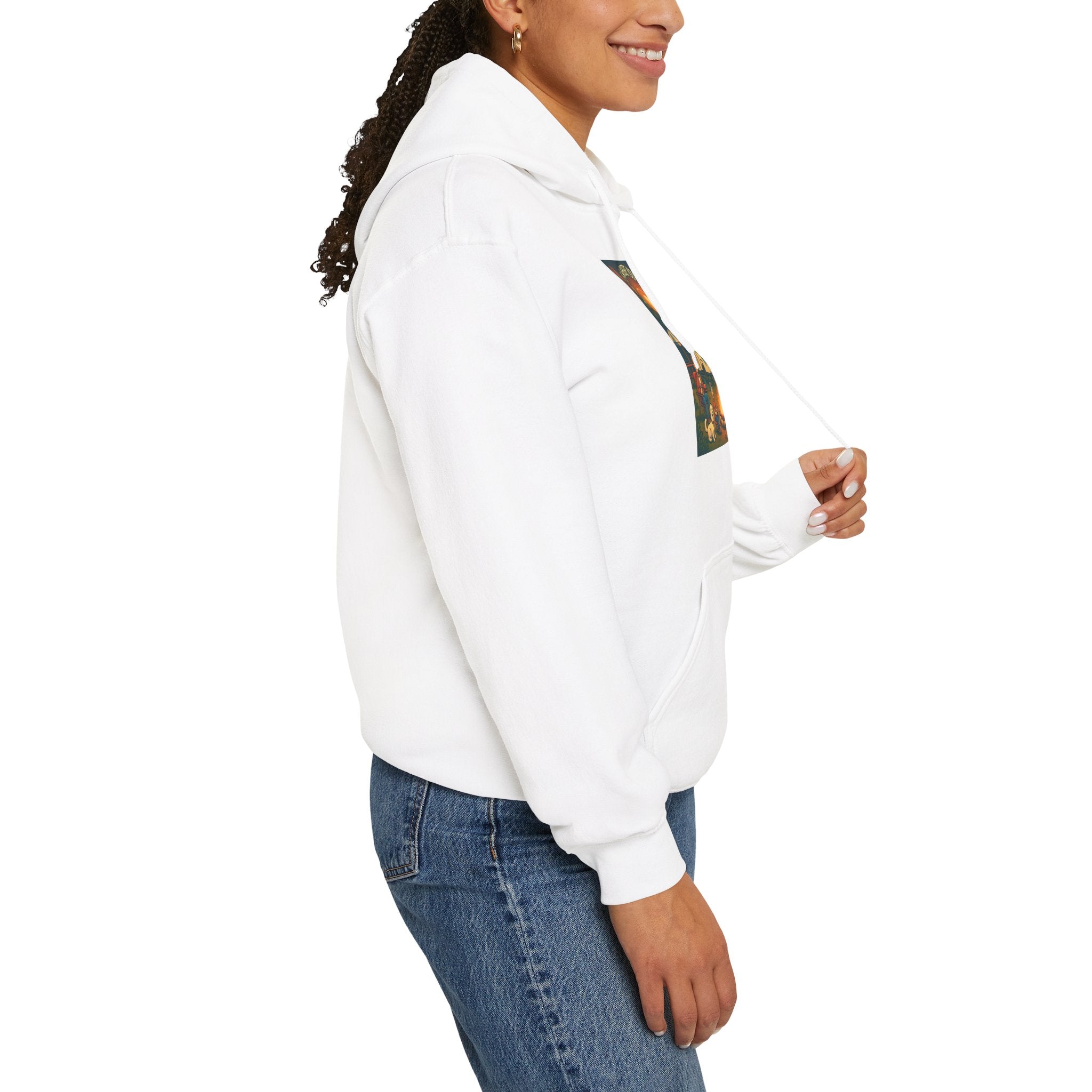 Cozy Campfire Vibes Hoodie, Unisex Sweatshirt for Camp Lovers, Autumn Apparel, Outdoor Adventure Gift, Family Get-Together