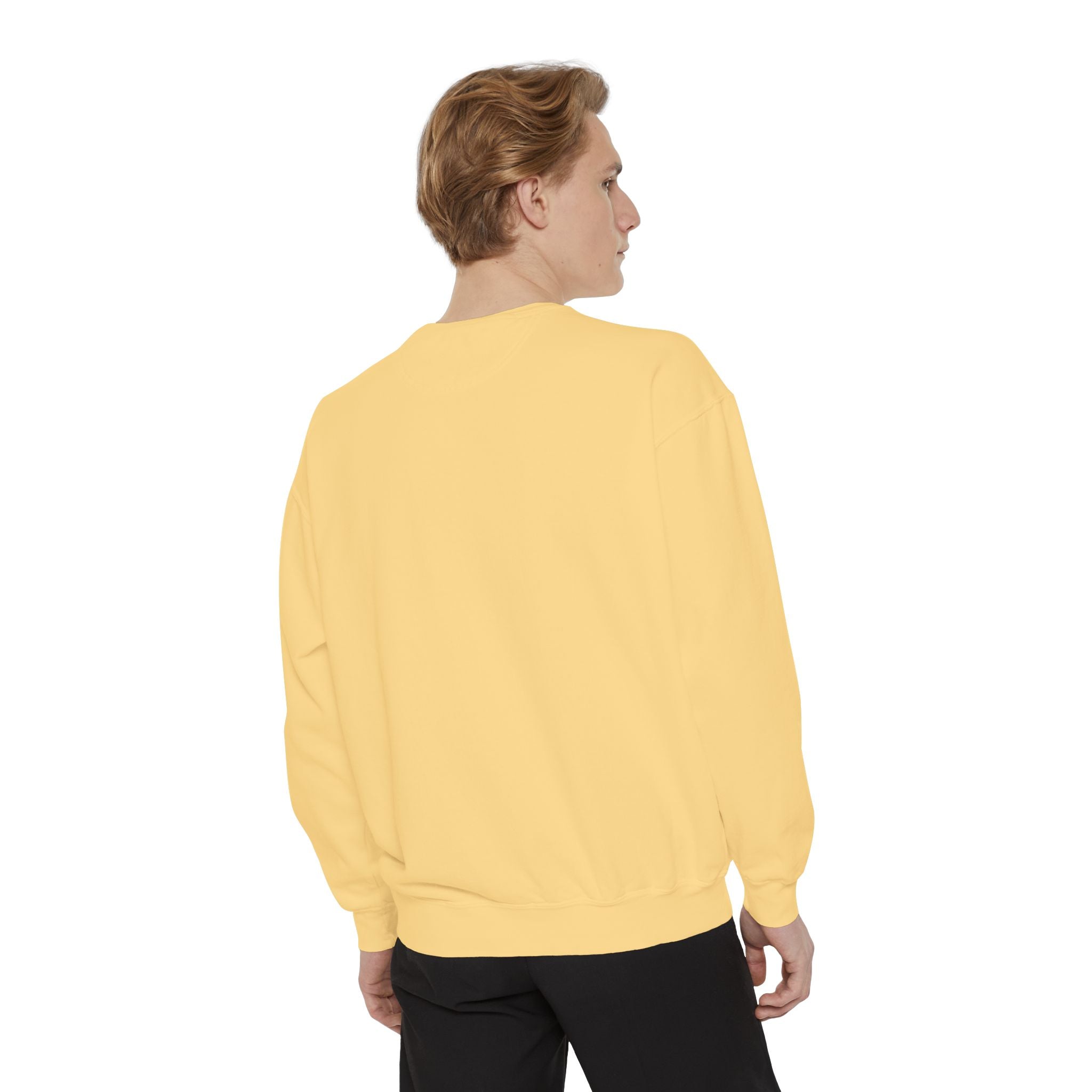 Garment-Dyed Sweatshirt - I Go Where I Am Towed