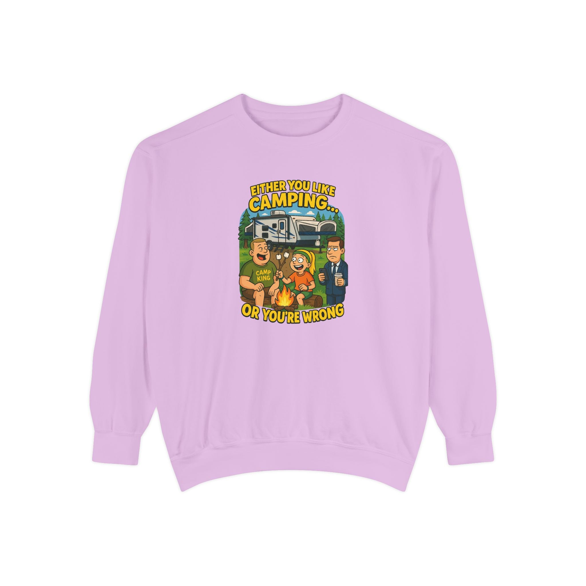 Camping Adventure Sweatshirt - Perfect for Outdoor Lovers