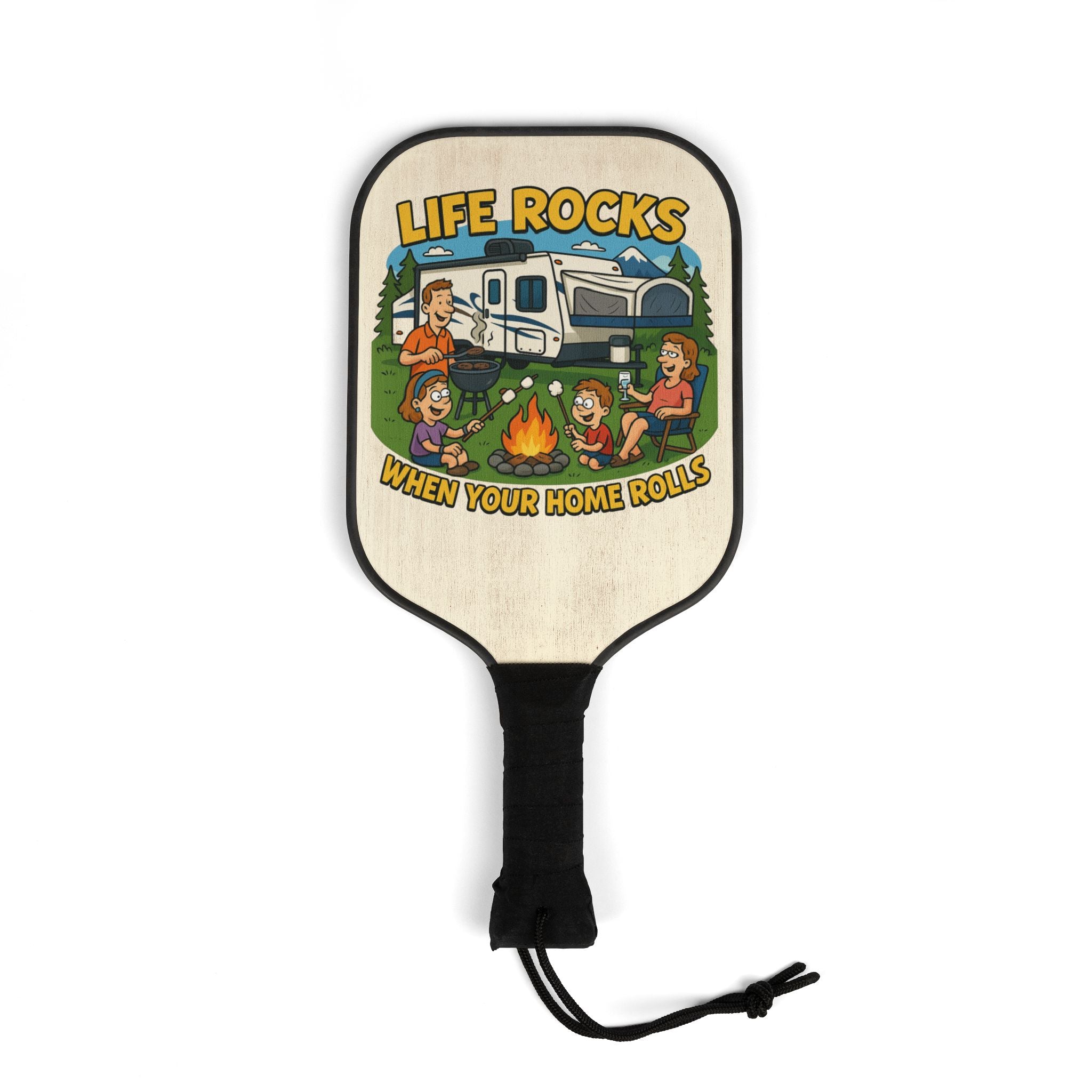 Pickleball Paddle Set - Life Rocks, Fun Outdoor Games, Pickleball Gear, RV Life Gift, Sport Enthusiast Accessories