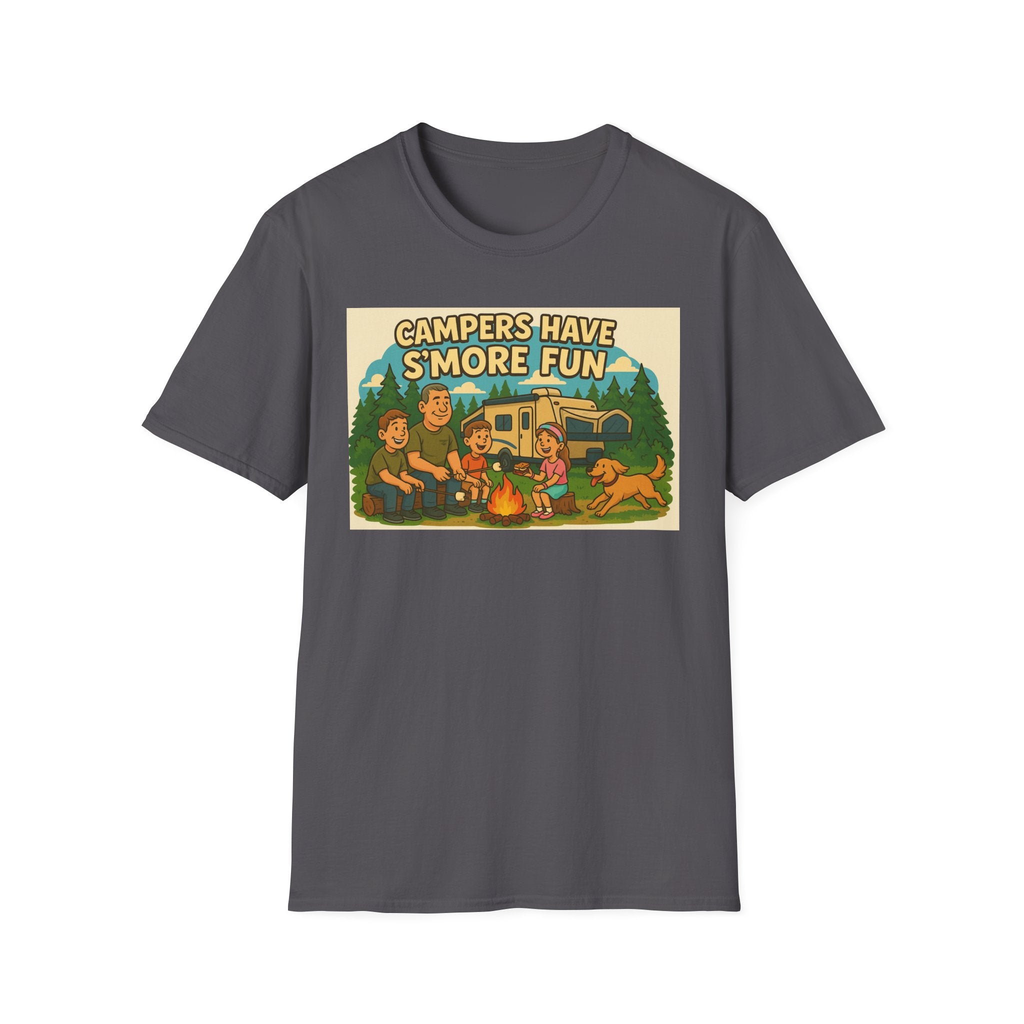 Campers Have S'more Fun Unisex Softstyle T-Shirt