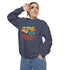 Camping Wine Sweatshirt | Unisex Garment-Dyed Pullover | Cozy Gift for Campers | Outdoor Adventures Apparel | Relaxed Fit Top