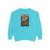Cozy Unisex Garment-Dyed Sweatshirt with Retro Design, Perfect for Relaxing, Gift for Friends, Casual Wear, Fall Fashion, Warm Layer