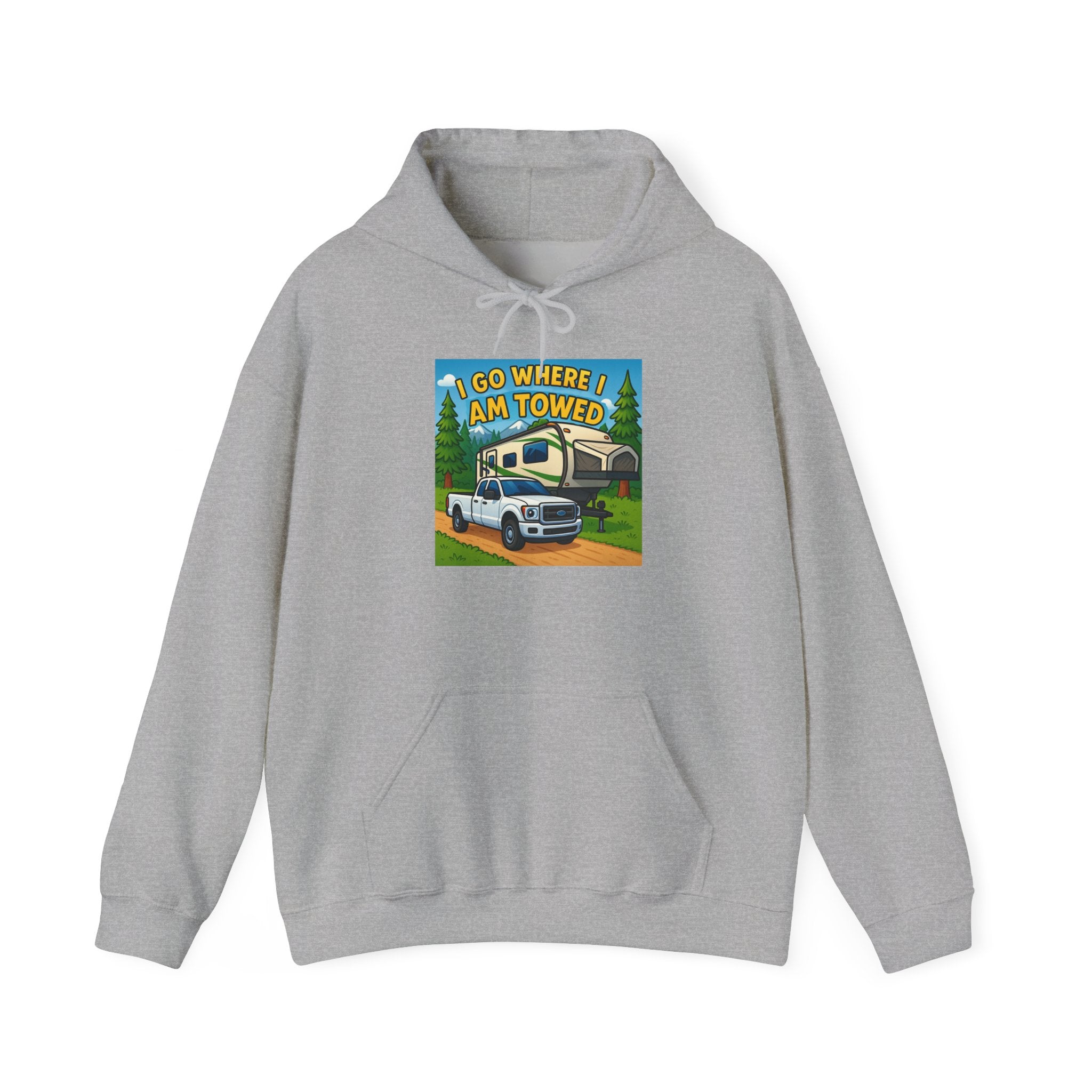 Adventure-Themed Hooded Sweatshirt - Perfect for Travel Enthusiasts, Camper Gifts, Cozy Outings, Outdoor Activities, Road Trip Essentials
