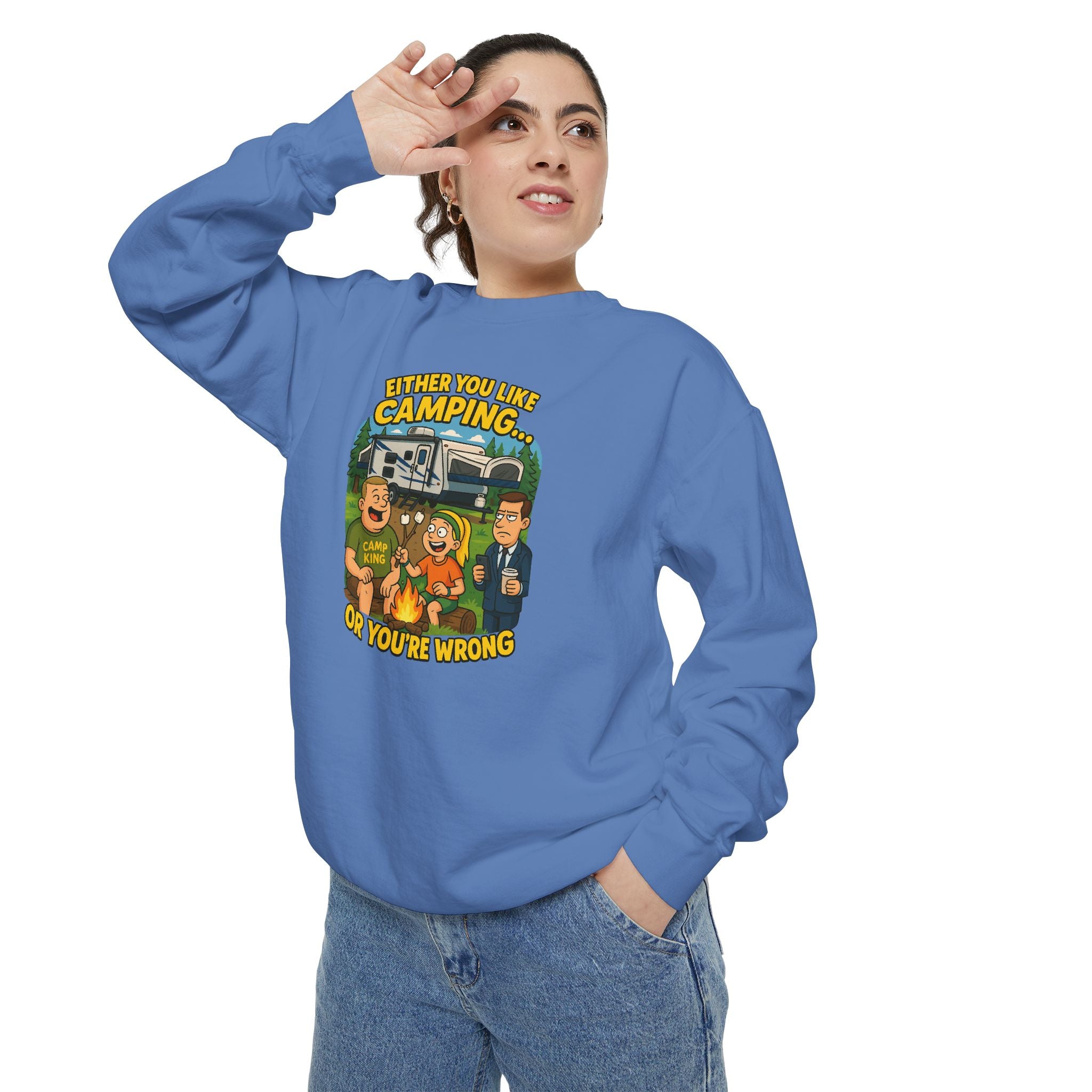 Camping Adventure Sweatshirt - Perfect for Outdoor Lovers