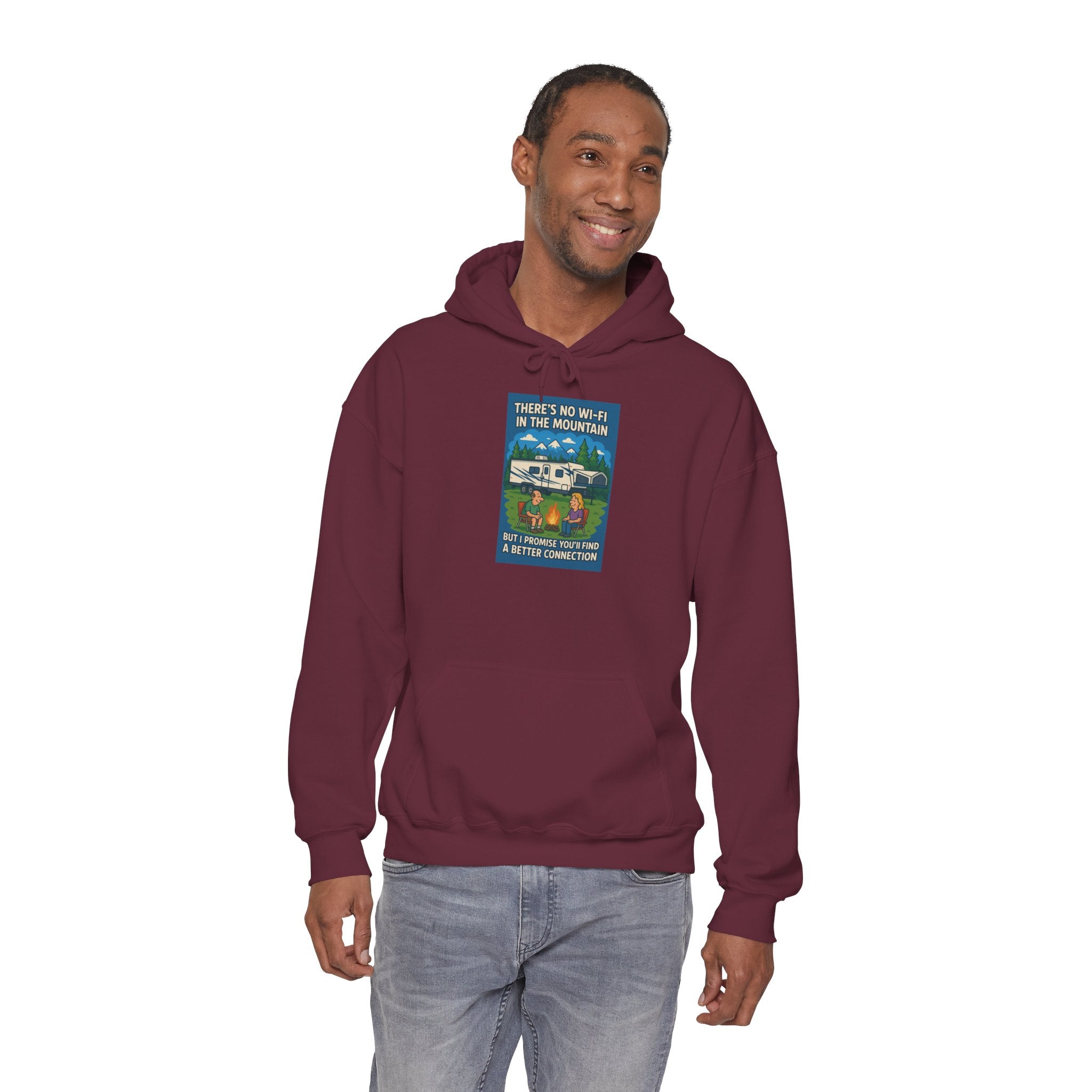 Mountain Connection Unisex Hooded Sweatshirt | Cozy Gift for Nature Lovers | Perfect for Camping, Hiking, Outdoor Adventures, and [...]