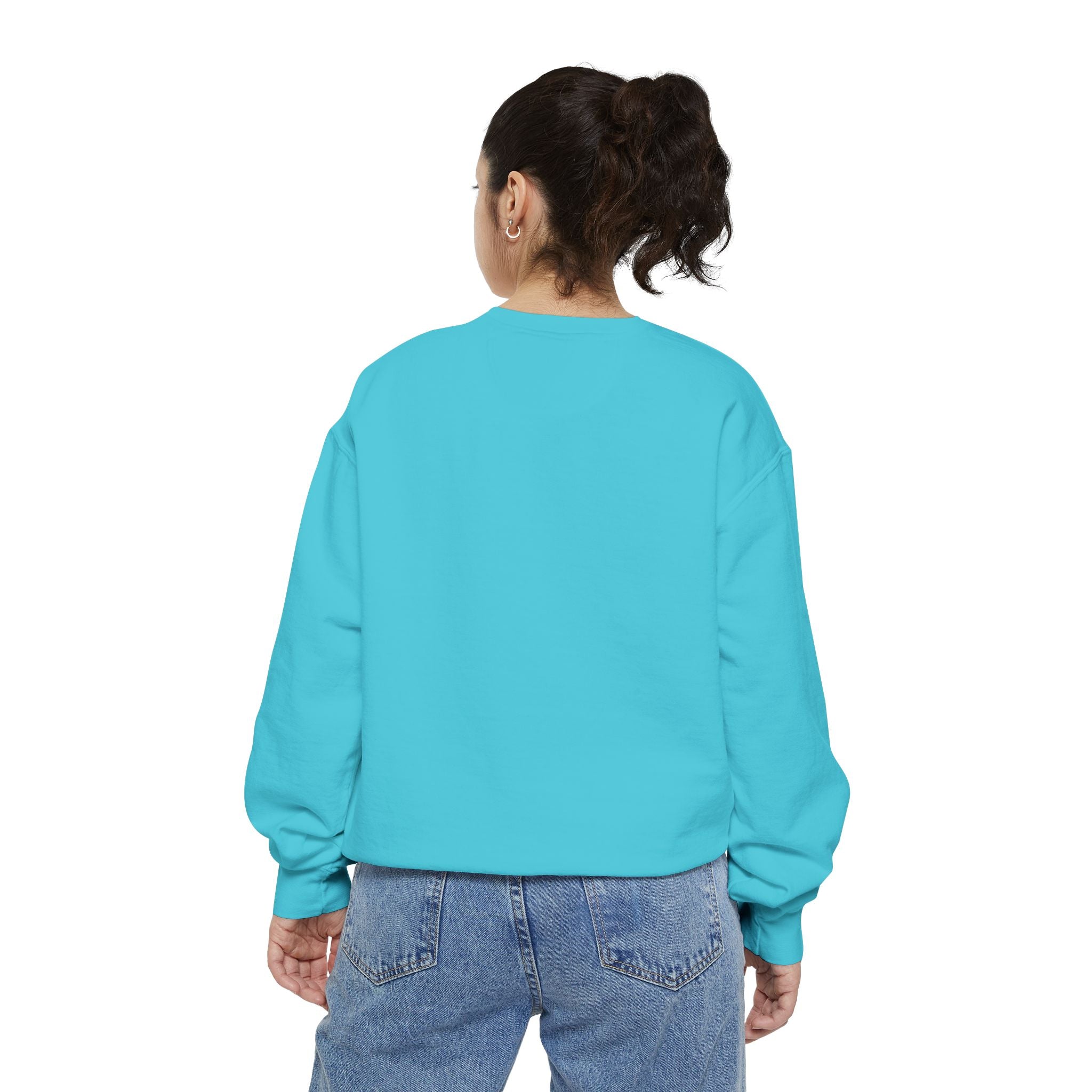 Unisex Garment-Dyed Sweatshirt - I go where I am towed