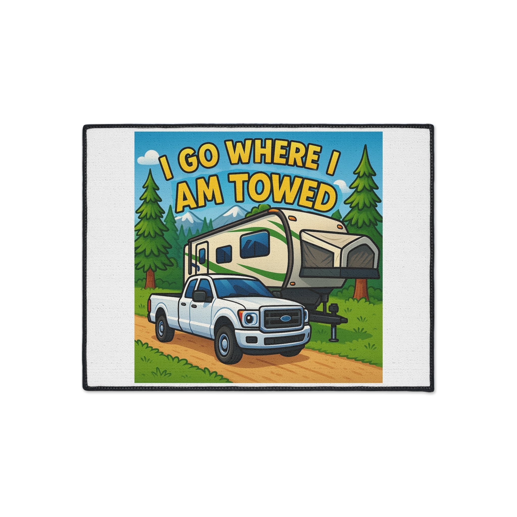 RV Adventures Heavy Duty Floor Mat - Durable Outdoor Rug for Campers and Travelers, Outdoor Welcome Mat, Camping Gifts, Travel Decor, [...]