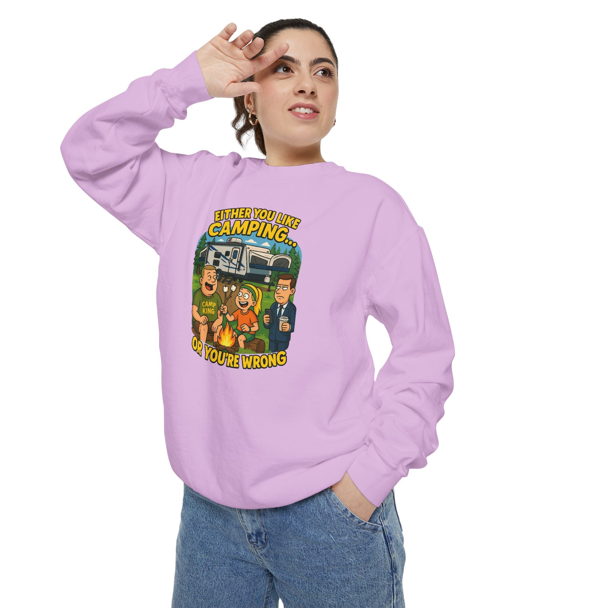 Camping Adventure Sweatshirt - Perfect for Outdoor Lovers